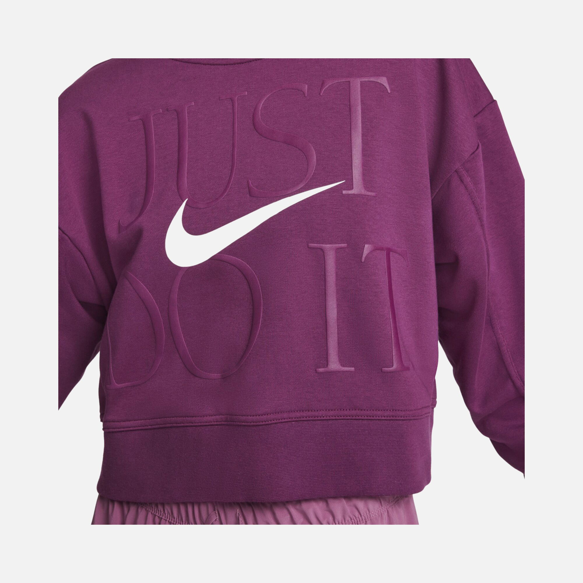 Nike Dri-Fit Get Fit ''Just Do It'' Training Kadın Sweatshirt