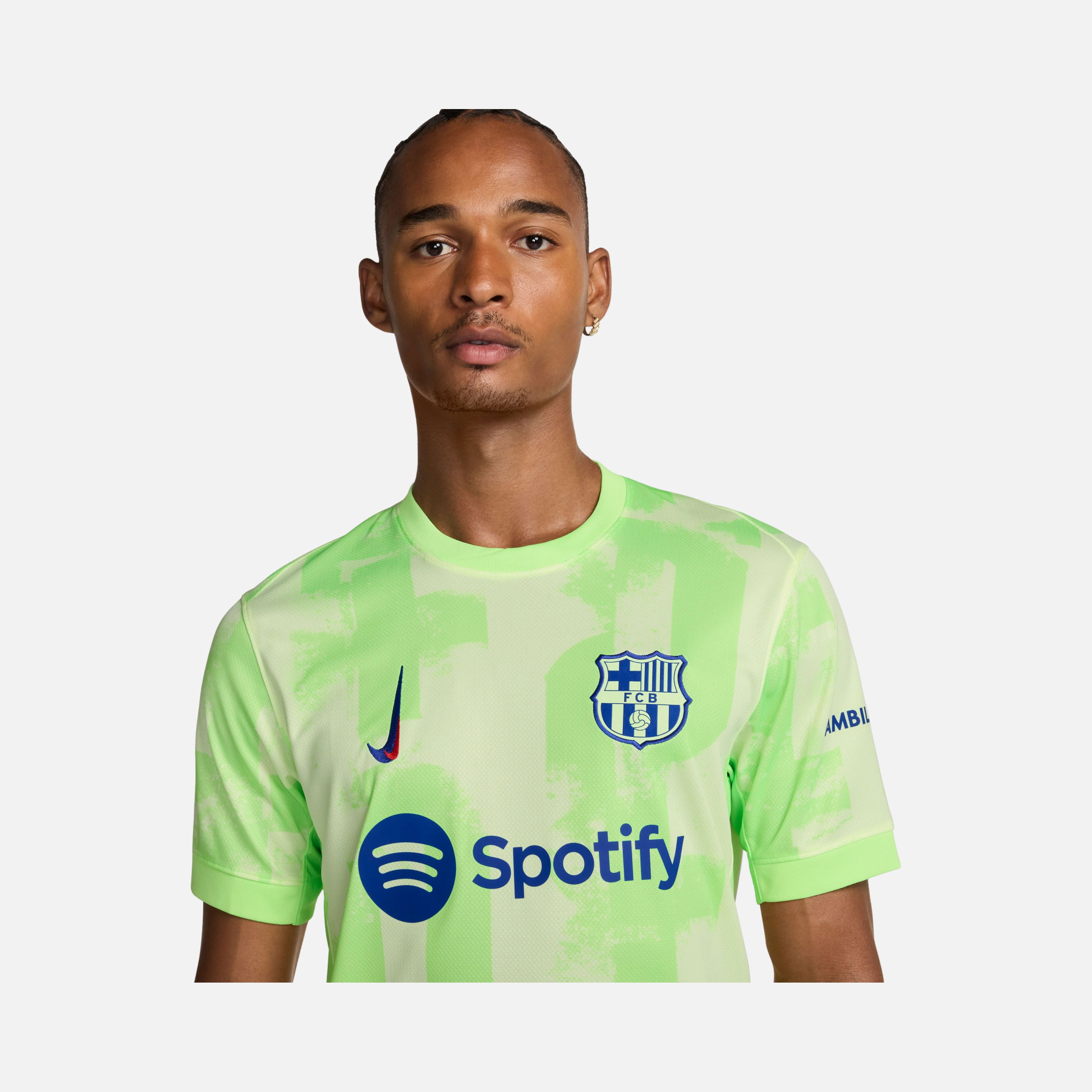 Nike F.C. Barcelona 2024-2025 Stadium Üçüncü Short-Sleeve Supporter Erkek Forma