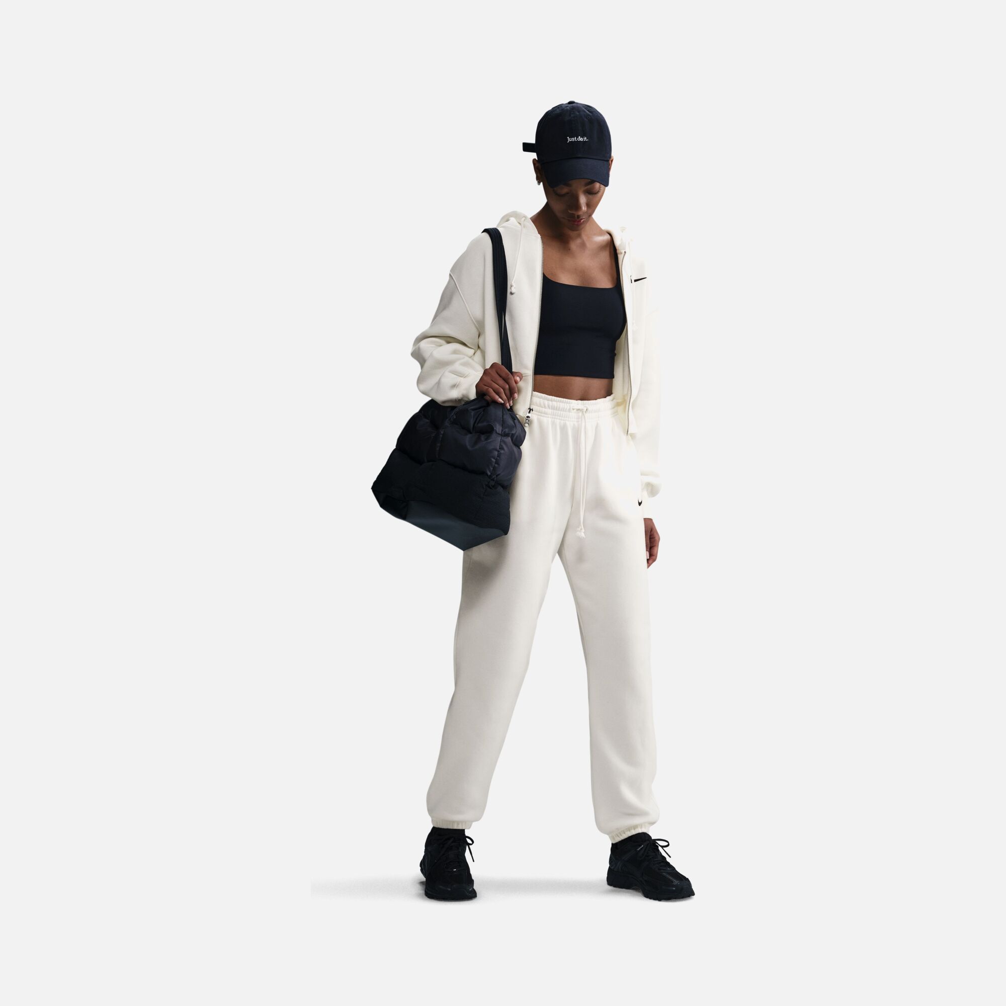 Nike Sportswear Phoenix Fleece High-Waisted Oversized Kadın Eşofman Altı