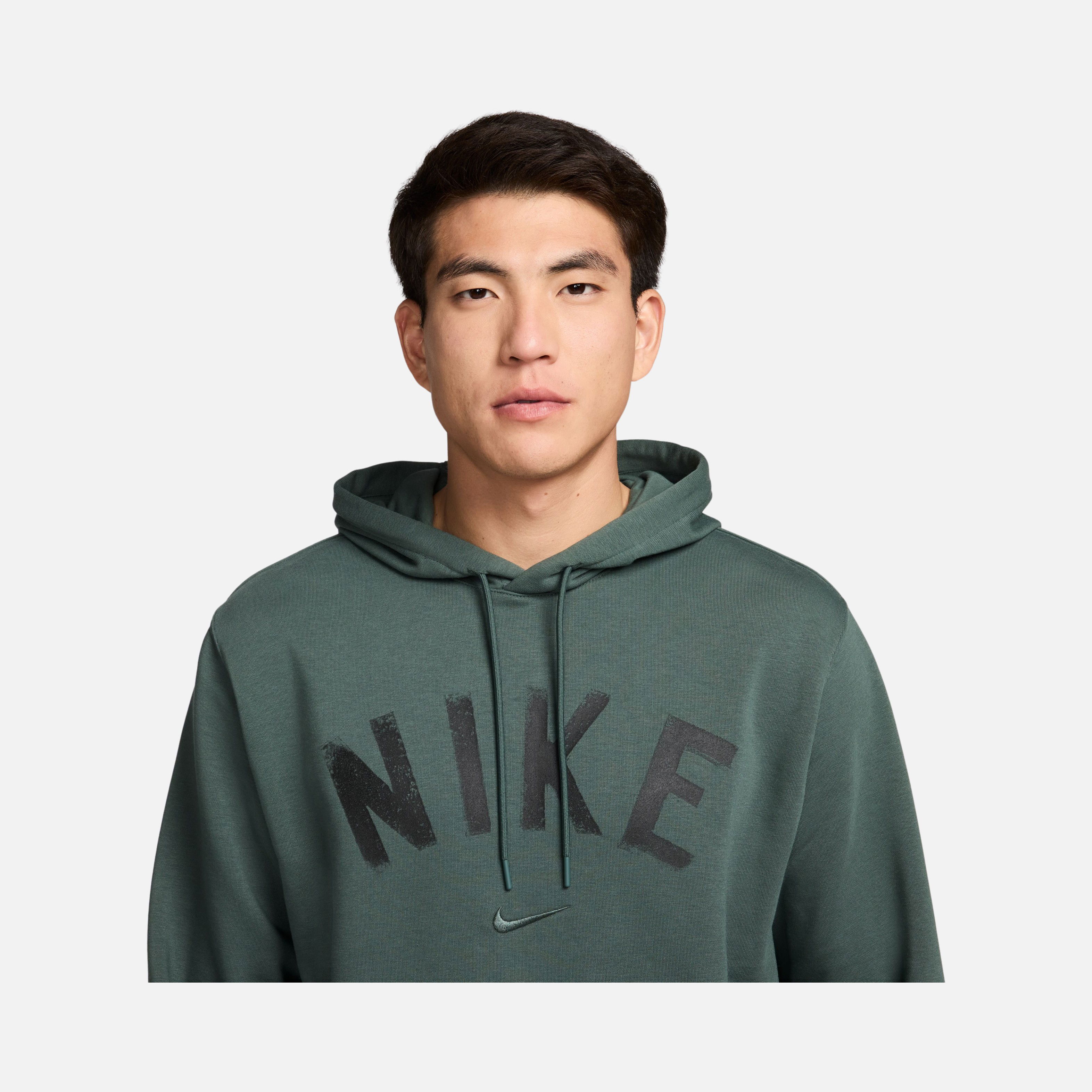 Nike Dri-Fit Swoosh Fleece French Terry Pullover Fitness Training Hoodie Erkek Sweatshirt