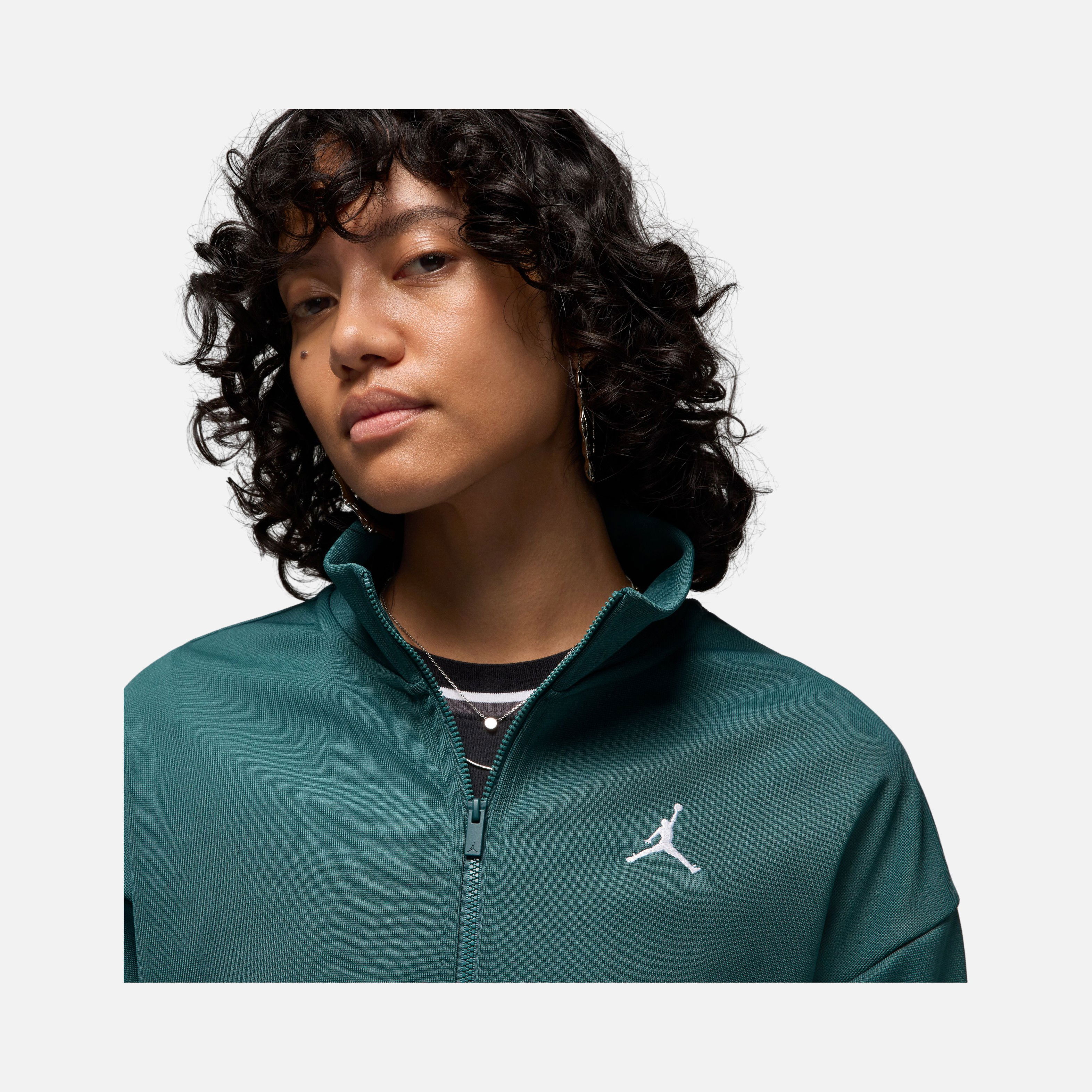 Nike Jordan Knit Colorblock Comfortable Full-Zip Kadın Ceket
