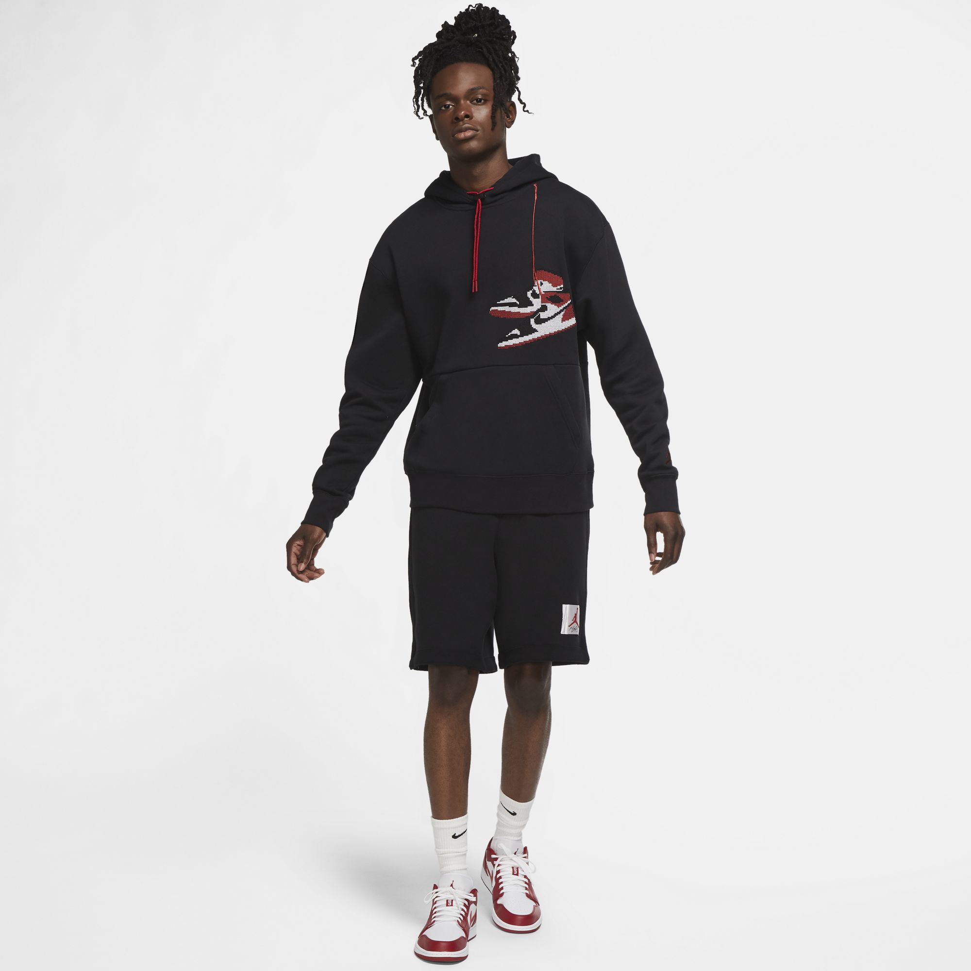 Nike Jordan Jumpman Holiday Pullover Hoodie Erkek Sweatshirt