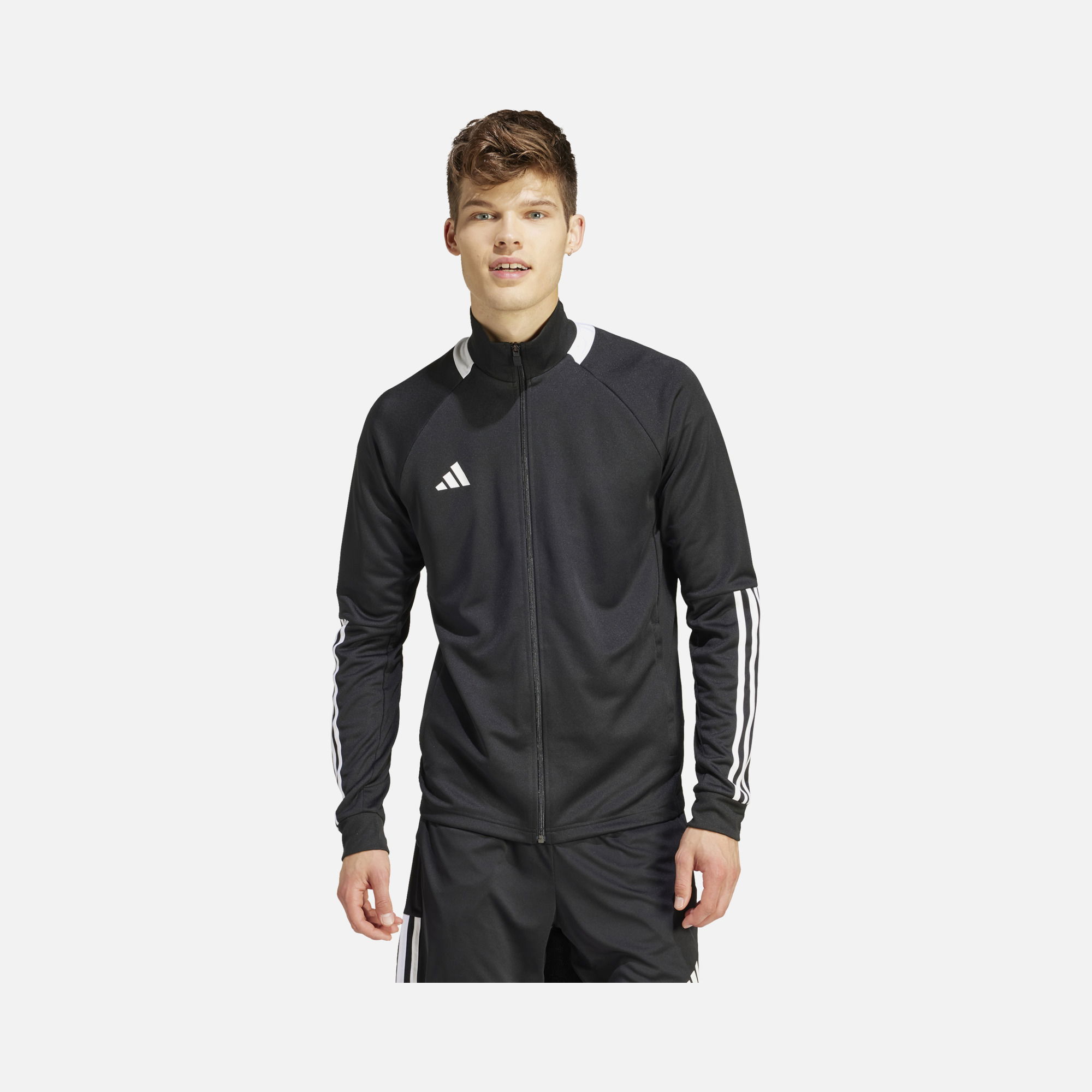 adidas Sereno AEROREADY Cut 3-Stripes Slim Full-Zip Erkek Sweatshirt