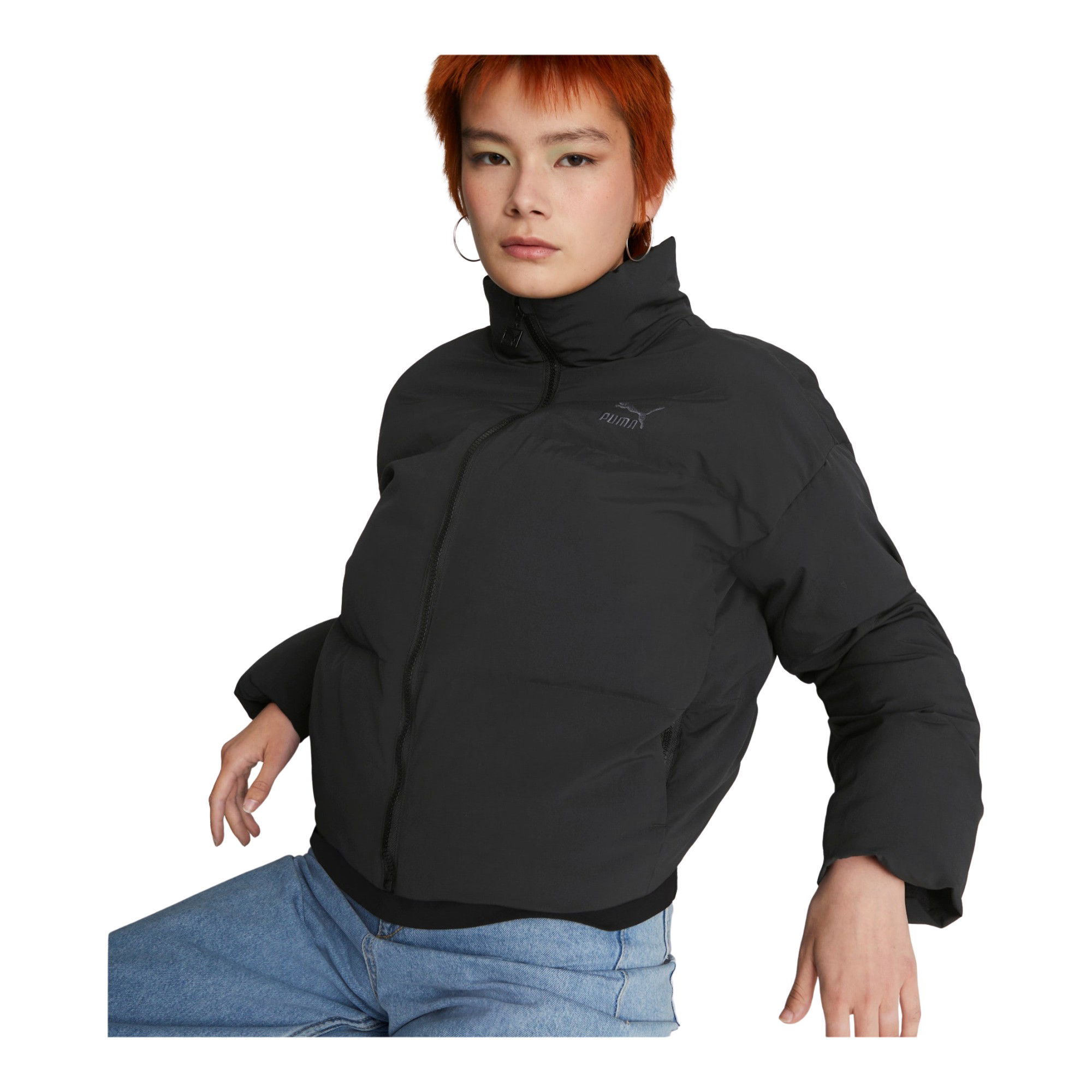 Puma Sportswear Classics Oversized Short Polyball Puffer Full-Zip Kadın Mont