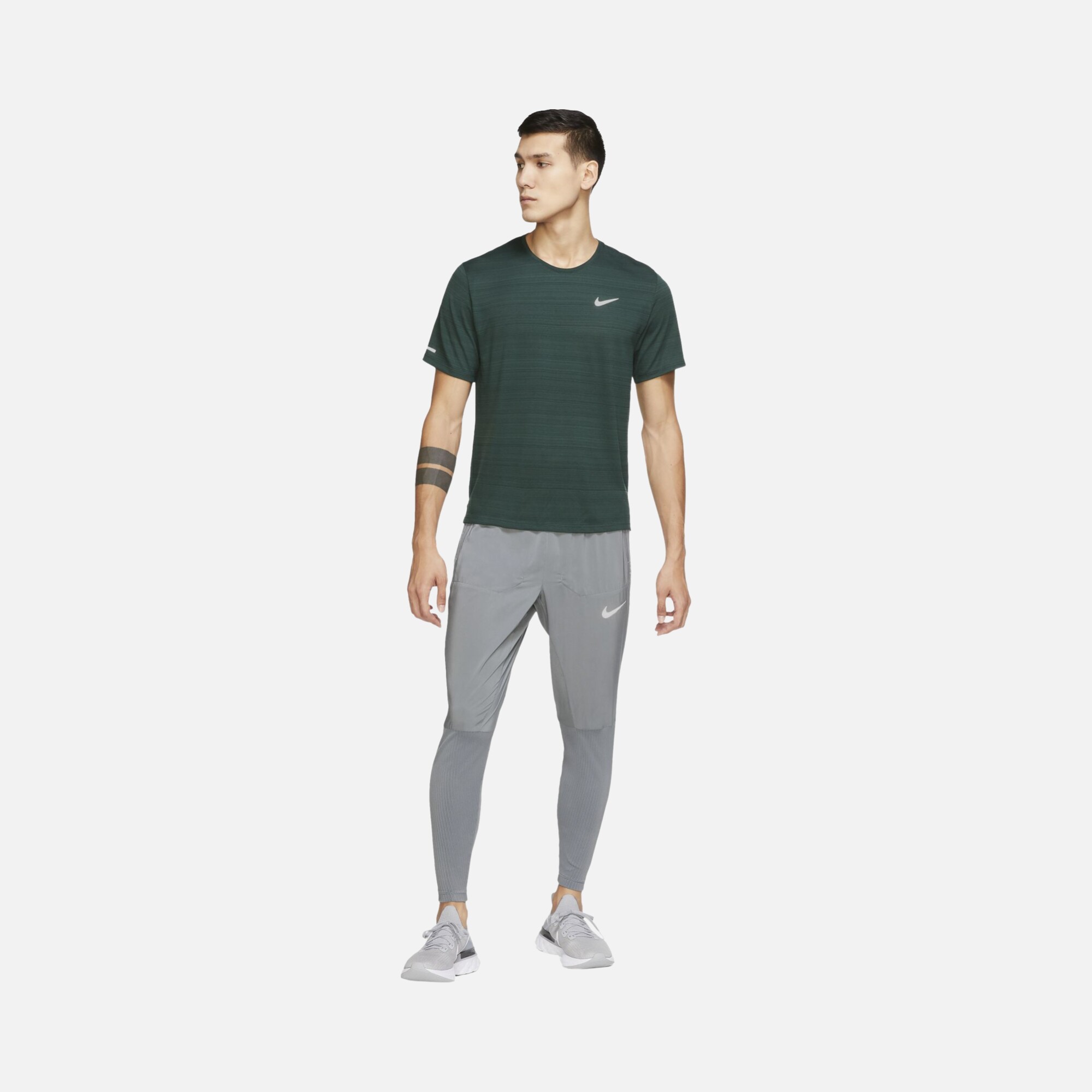 Nike Dri-Fit Miler Running Short-Sleeve Erkek Tişört