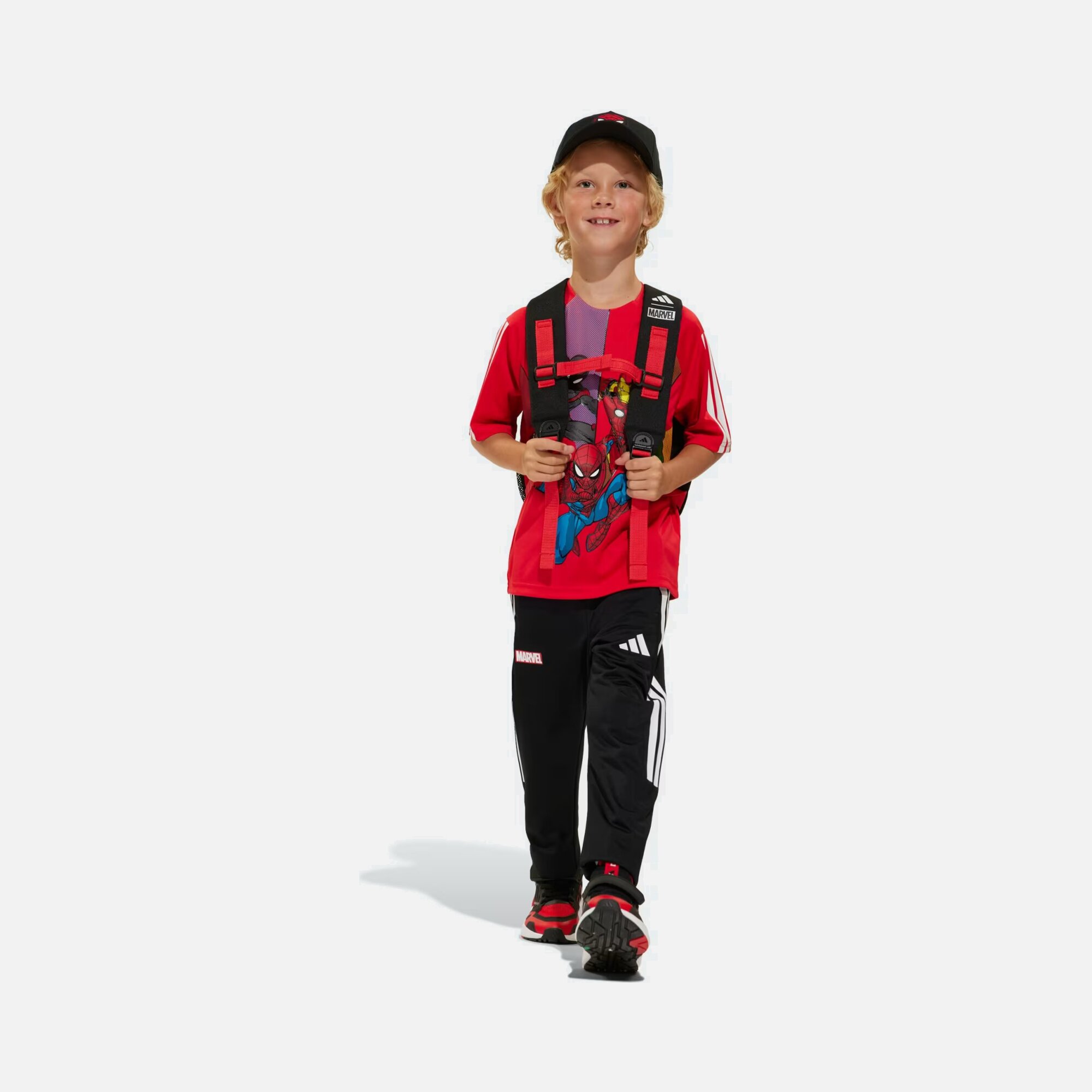 adidas Climacool Sportswear x Marvel Spider-Man Graphics Short-Sleeve Çocuk Tişört