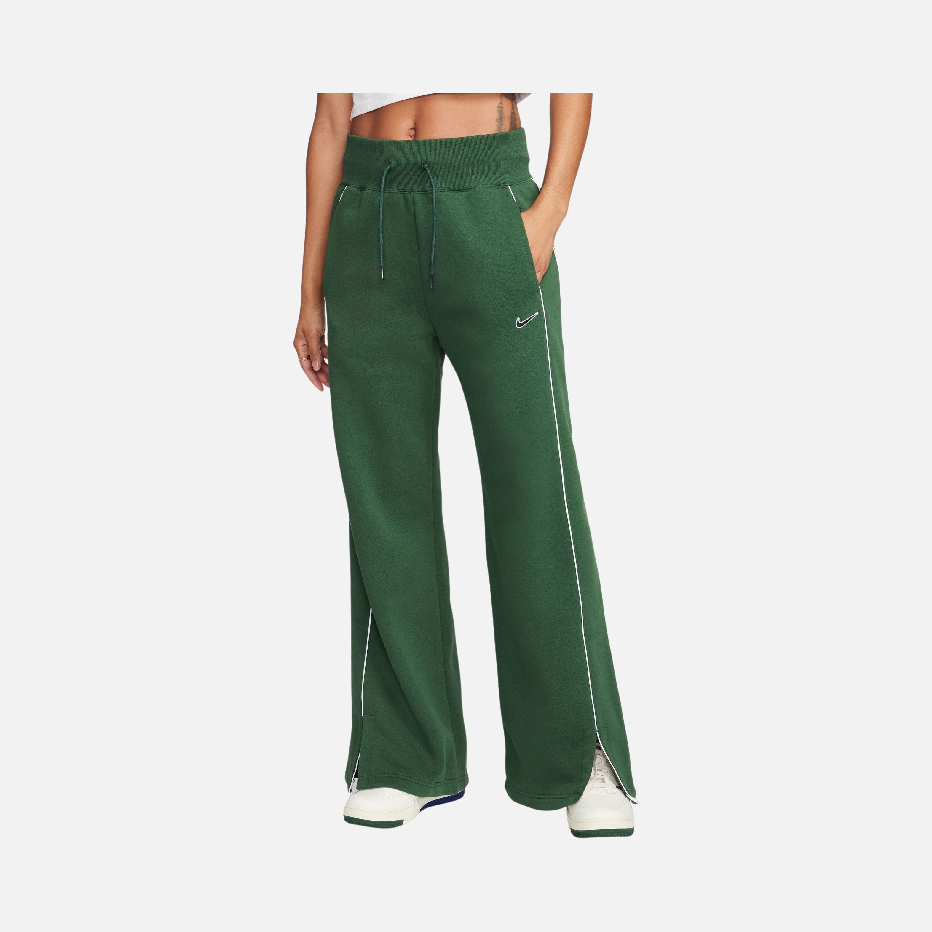 Nike Sportswear Phoenix Fleece High-Waisted Open-Hem Bottoms Kadın Eşofman Altı