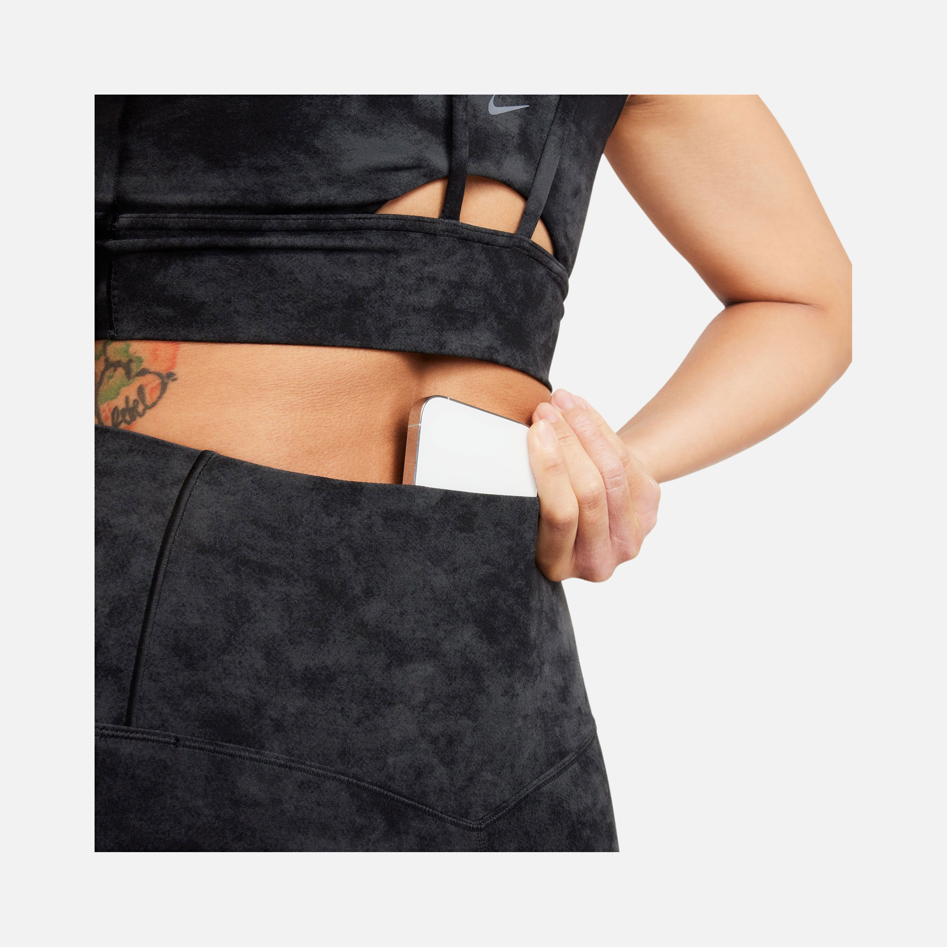 Nike Dri-Fit Zenvy High-Waisted 7/8 Tie-Dye Training Kadın Tayt