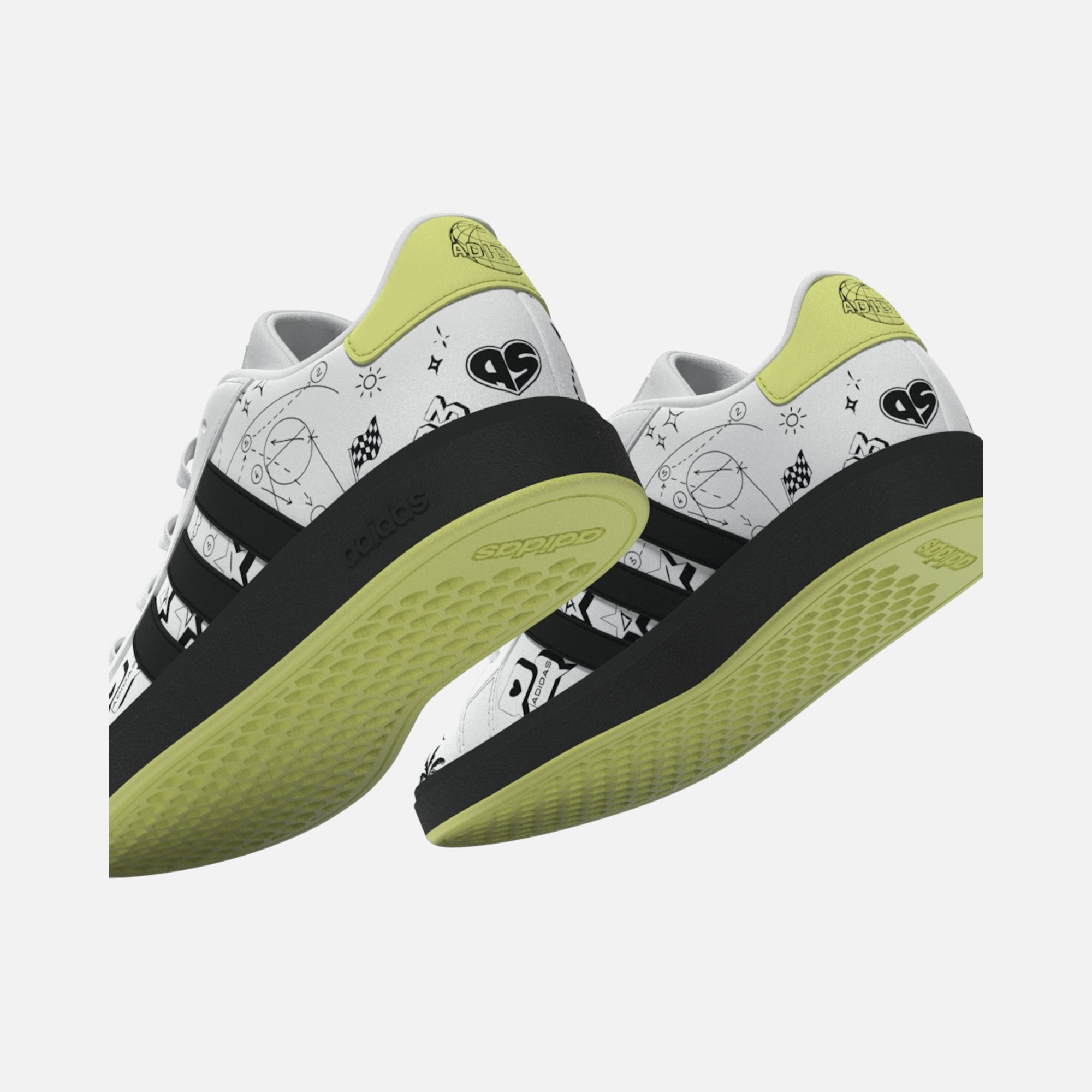 adidas Sportswear Grand Court 2.0 Graphic Çocuk Spor Ayakkabı