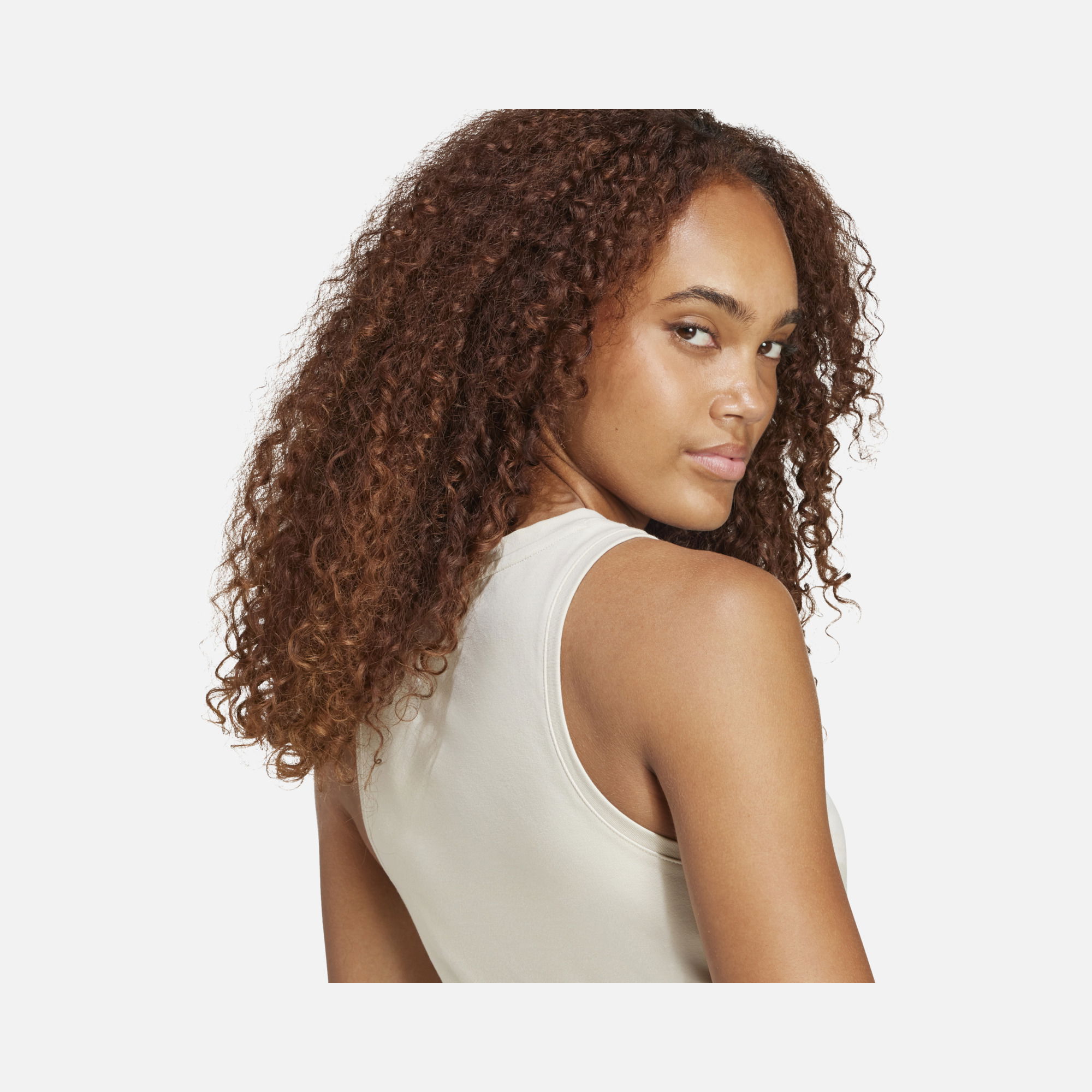 adidas Sportswear Essentials Linear Slim Cotton Crew Neck Kadın Atlet