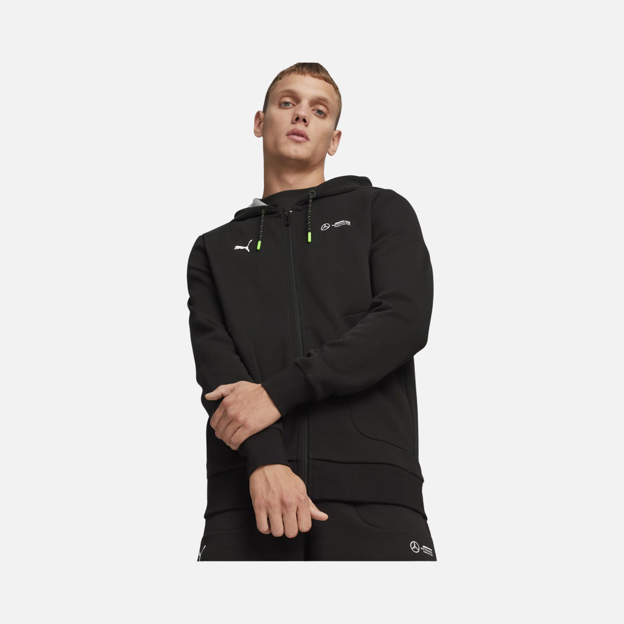 Puma Sportswear Mercedes-AMG Petronas Full-Zip Hoodie Erkek Ceket