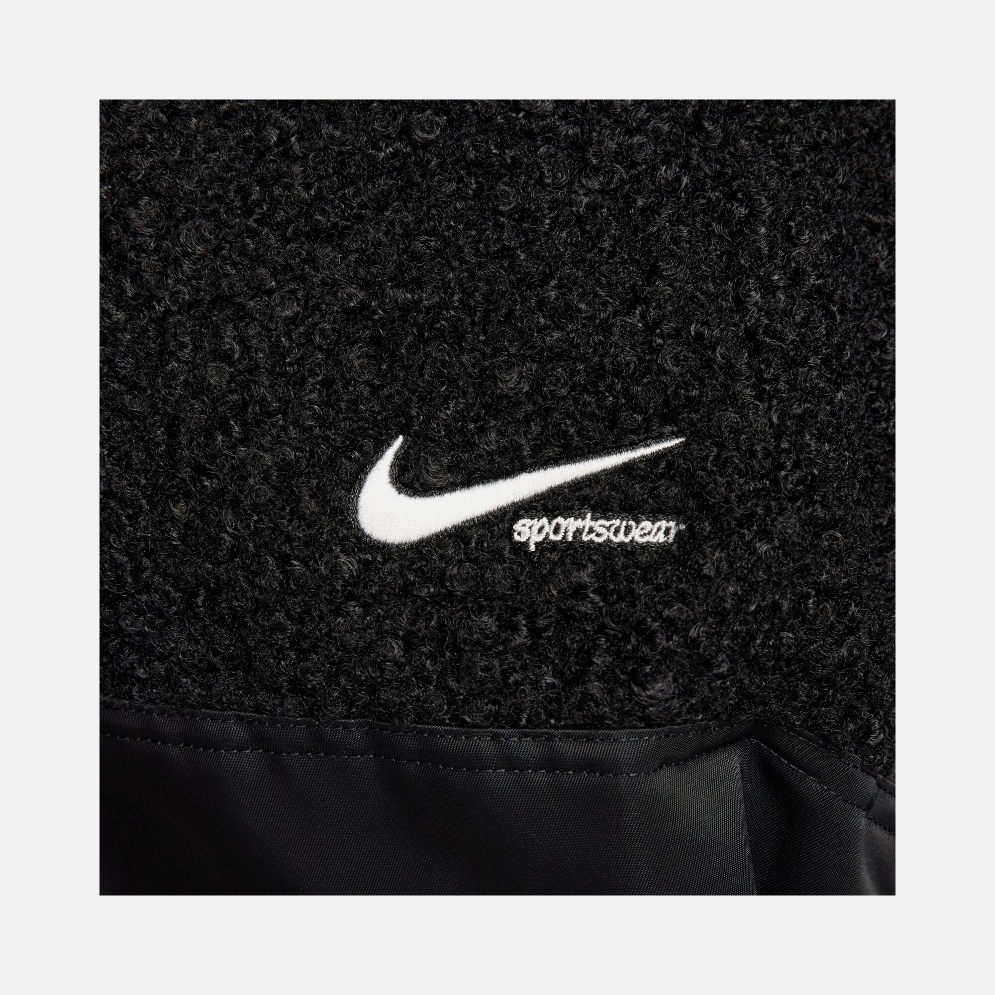 Nike Sportswear Collection Sherpa Mbrshp Bomber Full-Zip Kadın Ceket