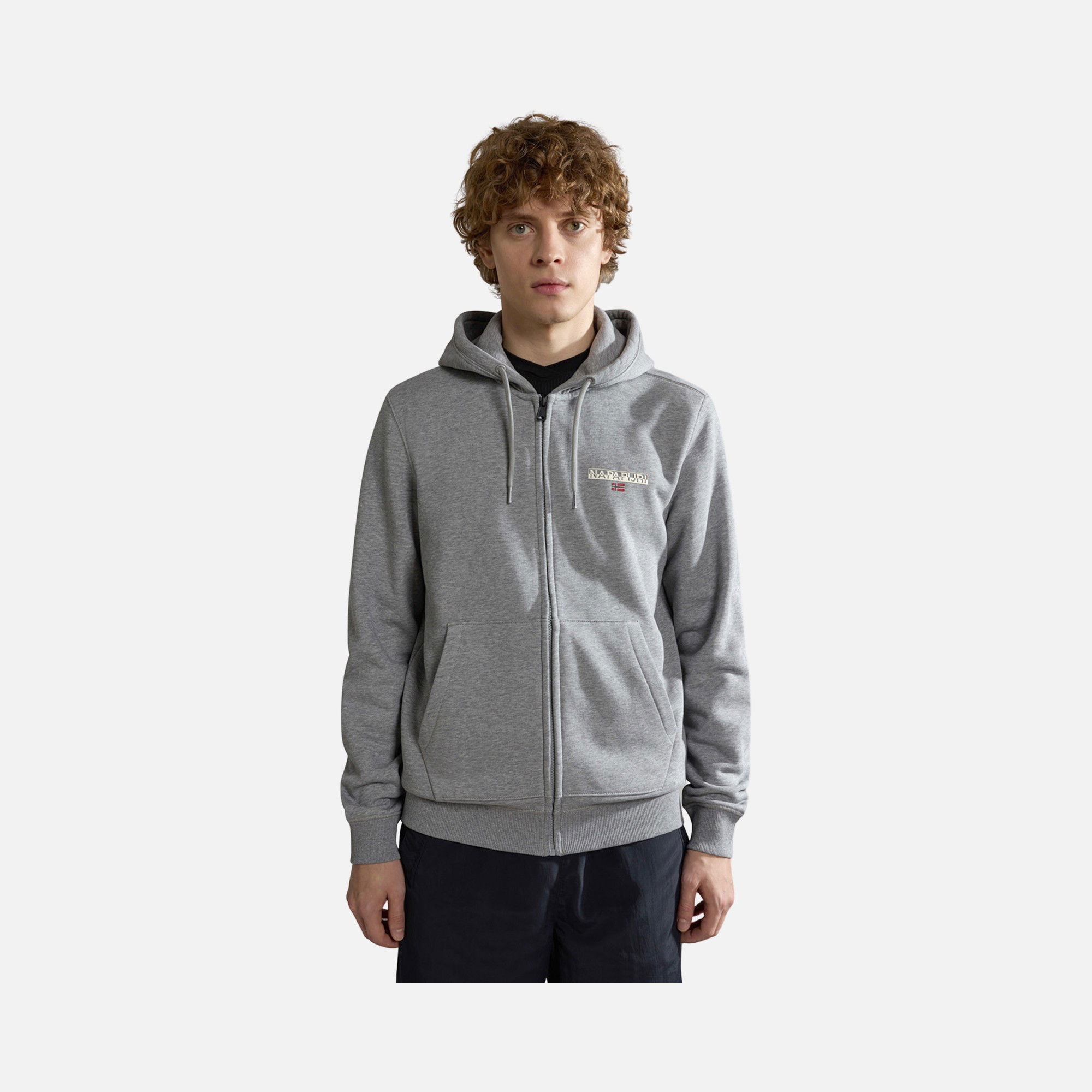 Napapijri Sportswear Ice Full-Zip Hoodie Erkek Sweatshirt