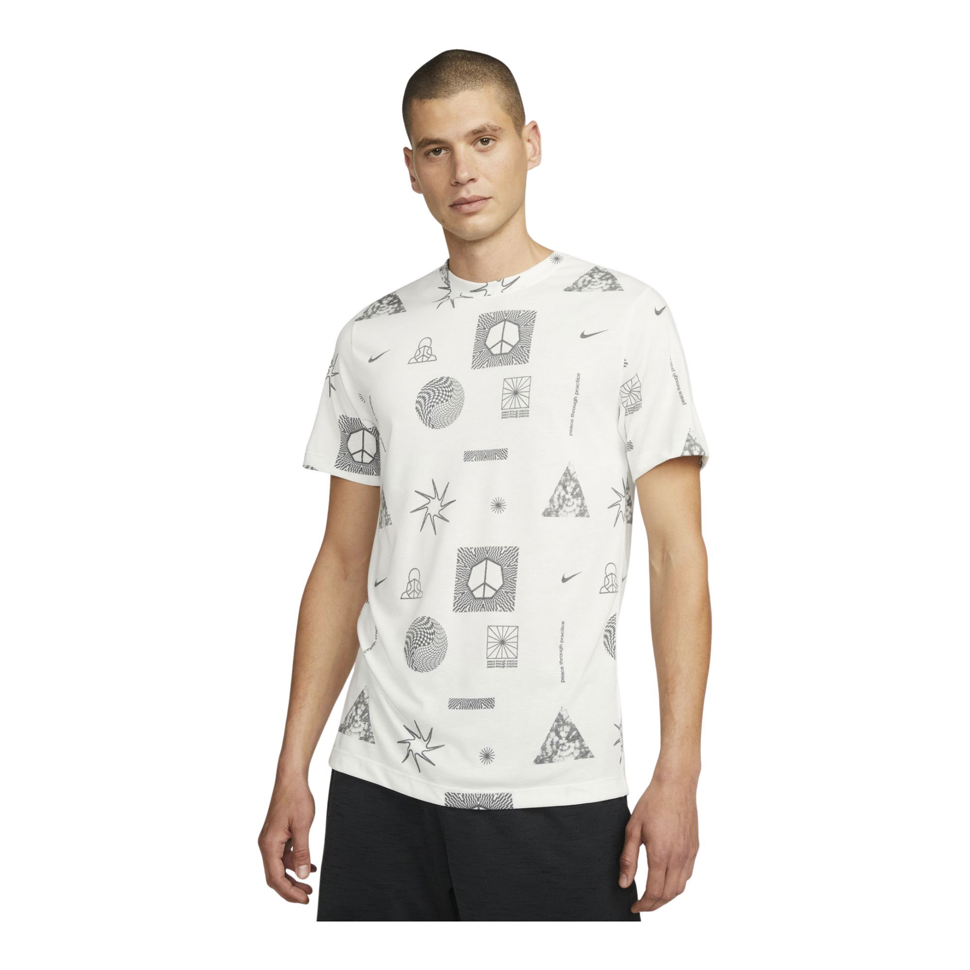 Nike Dri-Fit DB Yoga Short-Sleeve Erkek Tişört