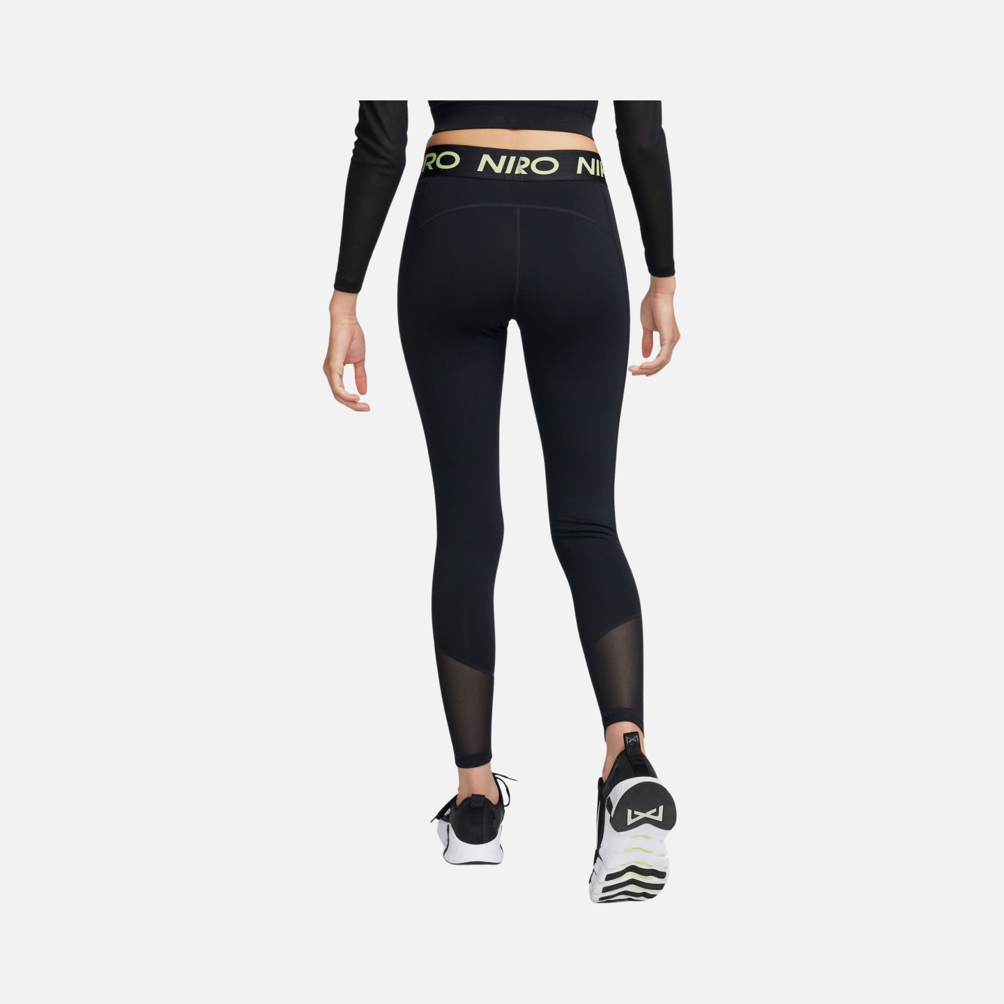 Nike Pro Mid-Rise Full-Length Novelty Training Kadın Tayt