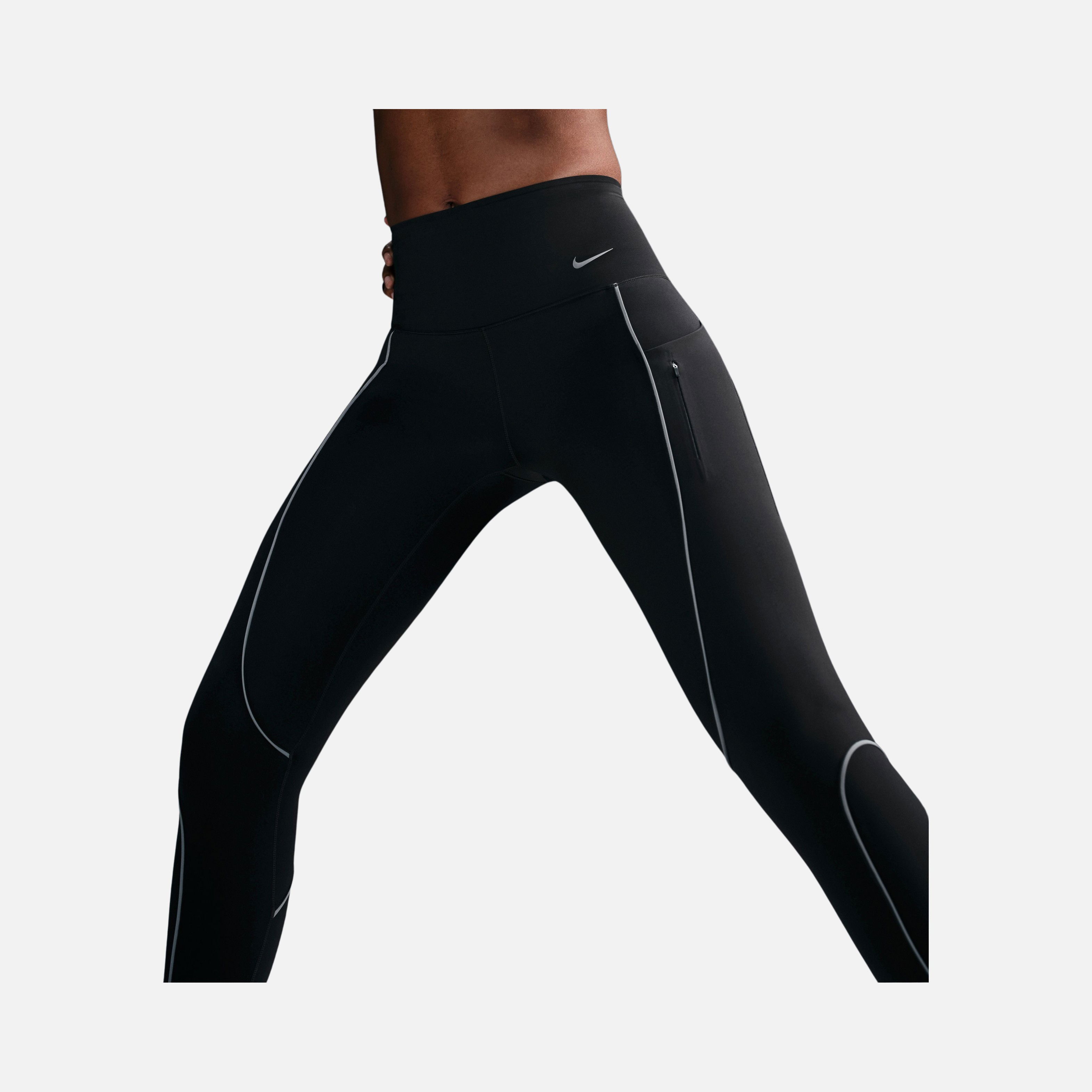 Nike Go Firm-Support High-Waisted Reflective 7/8 Training Kadın Tayt