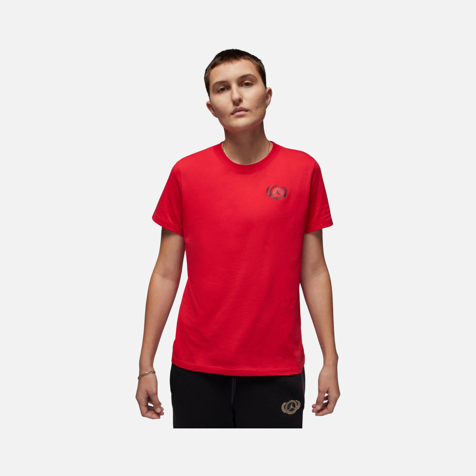 Nike Jordan Flight Plaid Graphic Core Short-Sleeve Kadın Tişört