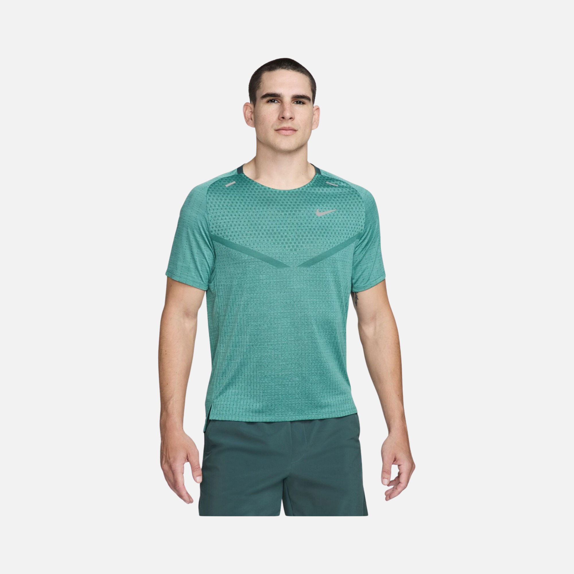 Nike Dri-Fit ADV TechKnit Ultra Running Short-Sleeve Erkek Tişört