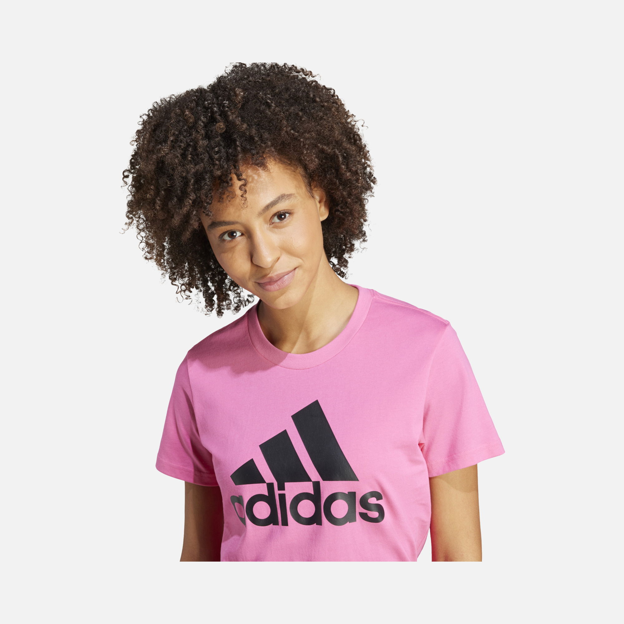 adidas Essentials Logo Short-Sleeve Kadın Tişört