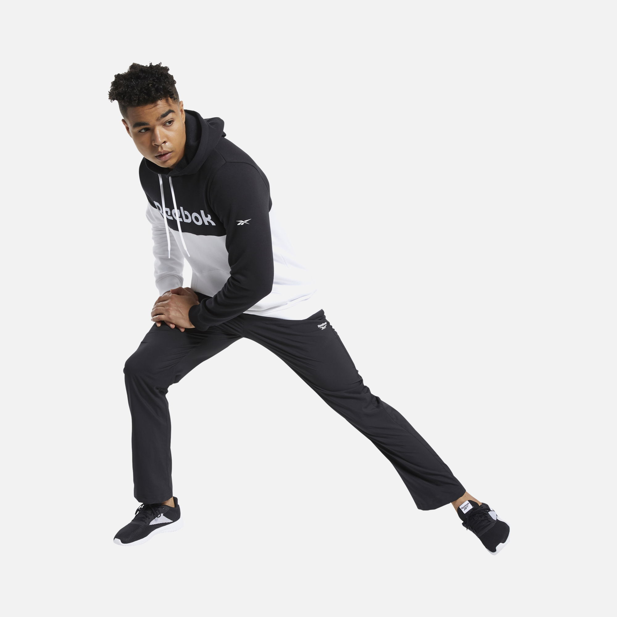 Reebok Training Essentials Logo Hoodie Erkek Sweatshirt