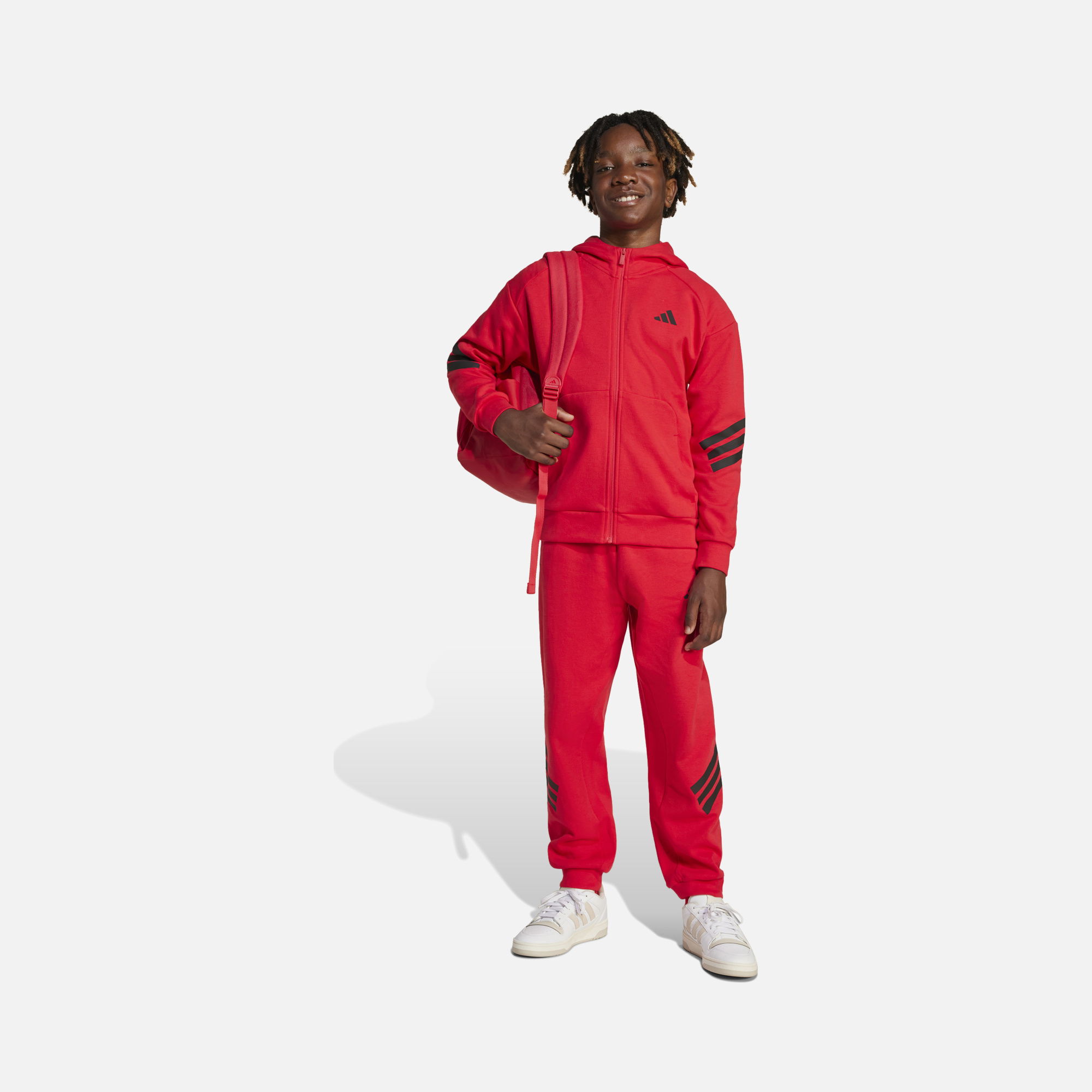 adidas Sportswear Future Icons 3-Stripes Regular- Fit Full-Zip Hooded Çocuk Sweatshirt