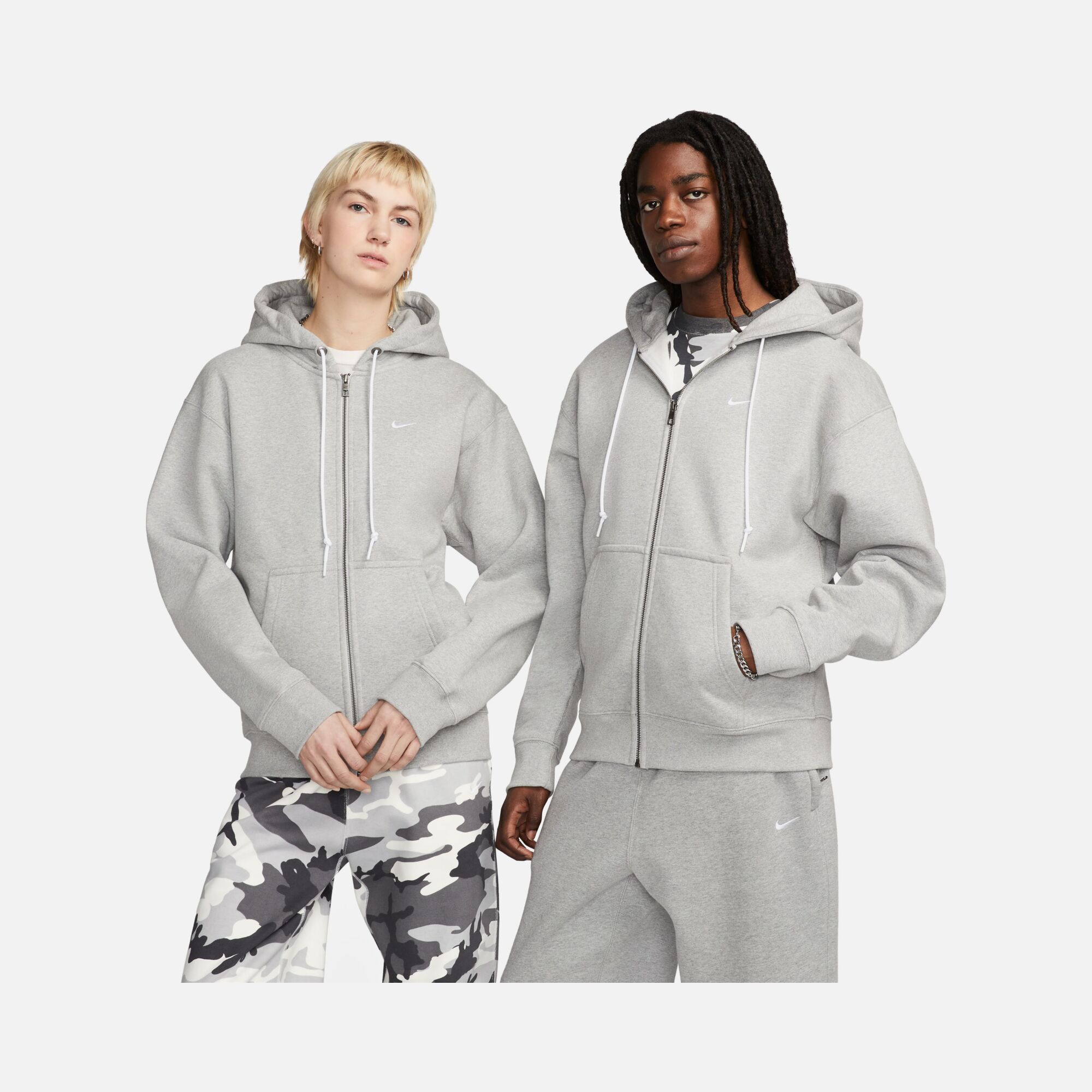 Nike Sportswear Solo Swoosh Full-Zip Hooded Erkek Sweatshirt