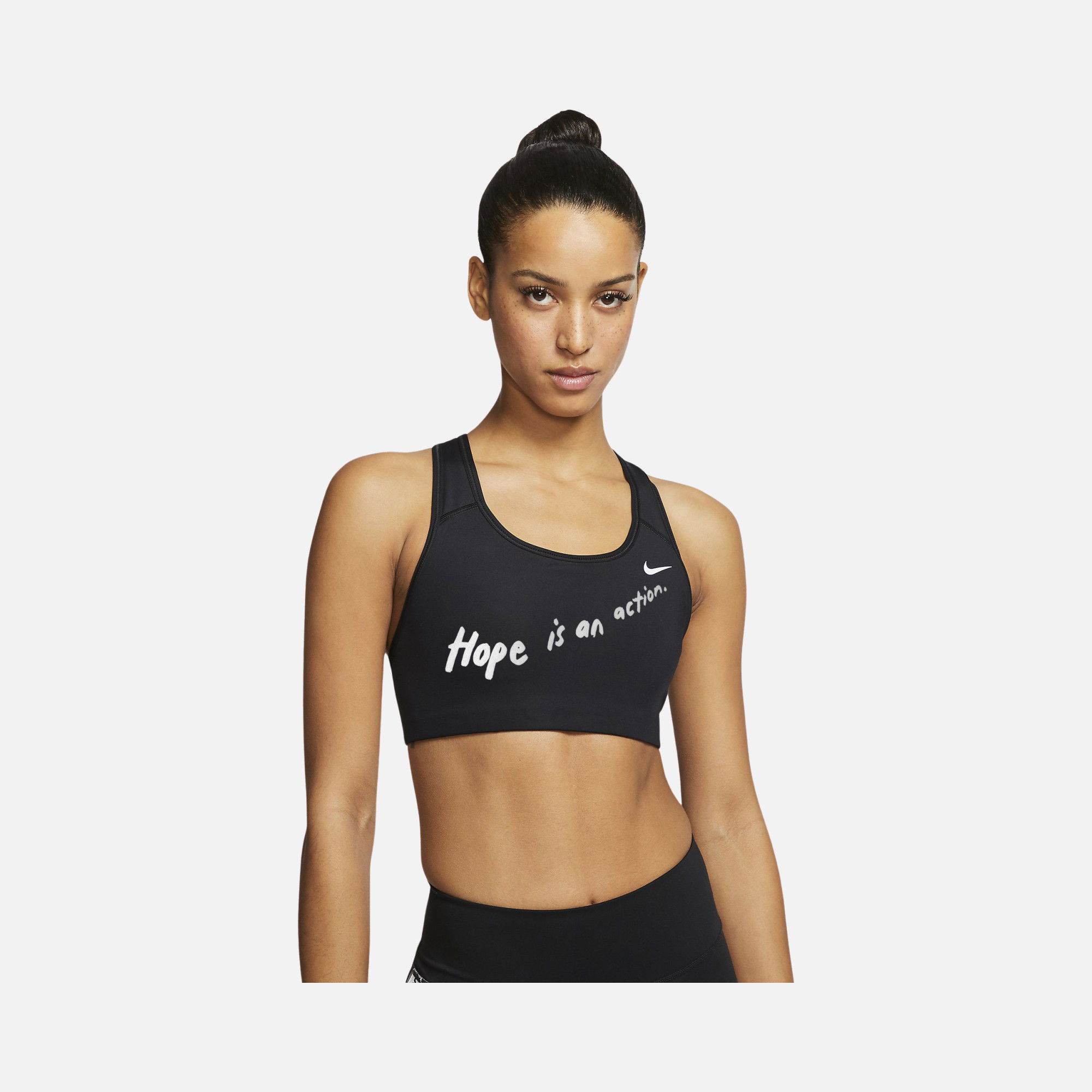 Nike Dri-Fit Swoosh Medium Support Non Padded Sports Kadın Bra