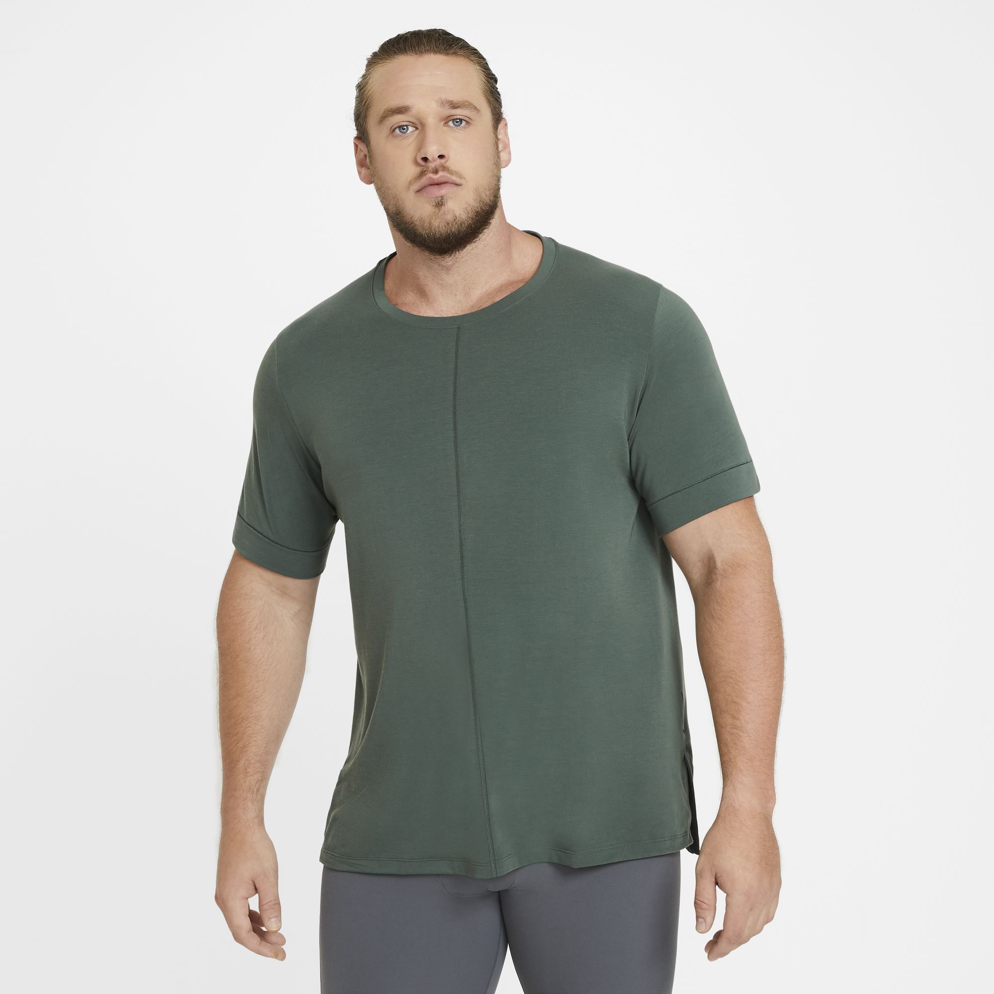 Nike Yoga Dri-Fit Short-Sleeve Top Erkek Tişört