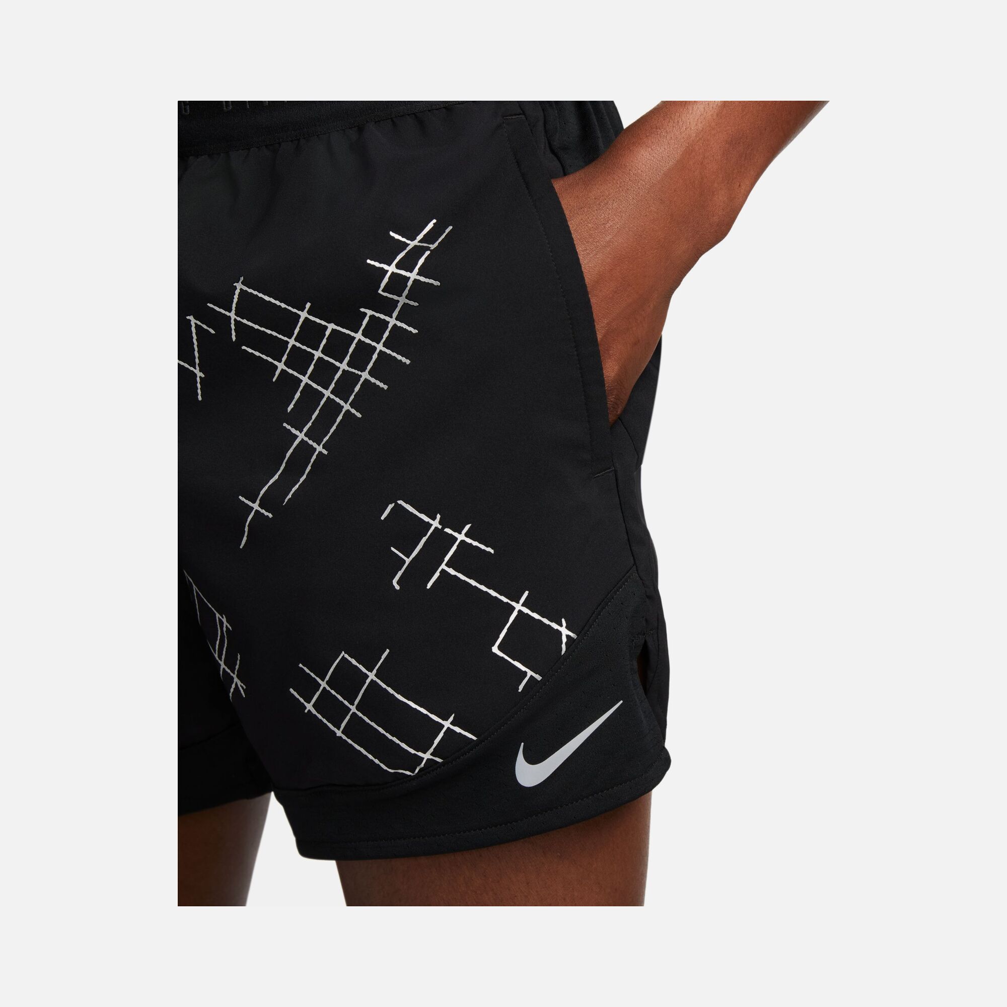 Nike Dri-Fit Stride Run Division 13cm (approx.) Brief-Lined Running Erkek Şort