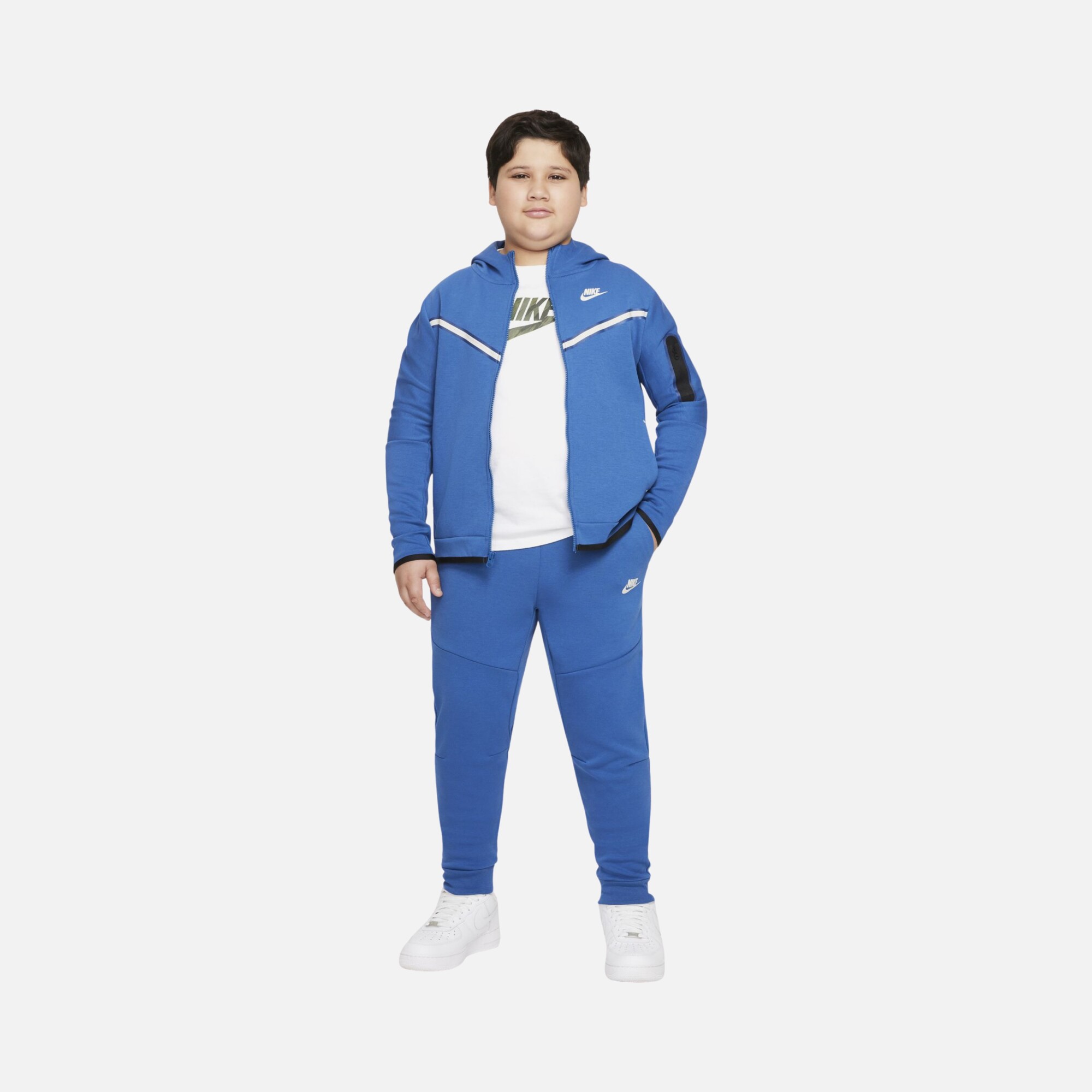 Nike Sportswear Tech Fleece Full-Zip Hoodie (Boys') Çocuk Sweatshirt