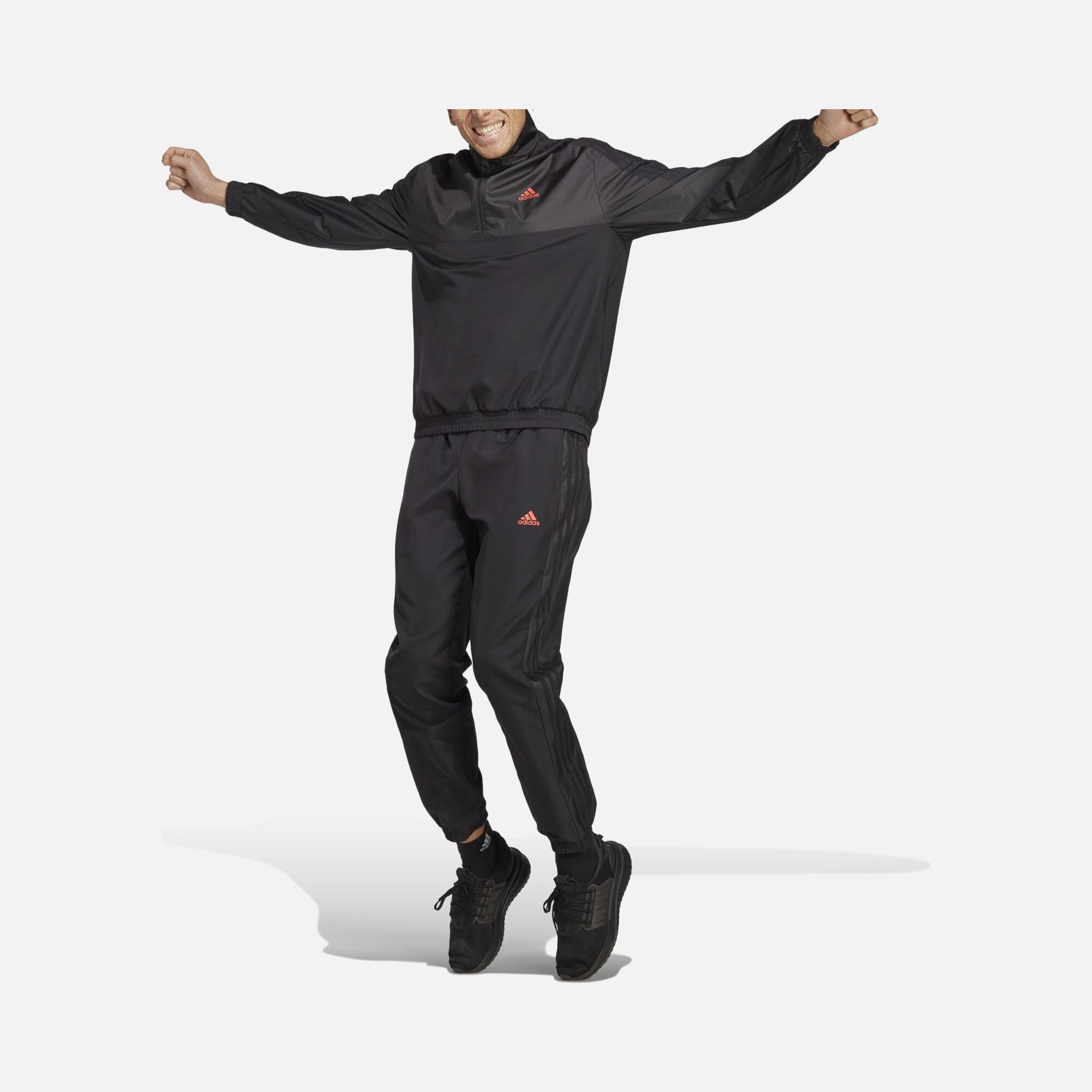 adidas Sportswear Woven 1/4 Zip Erkek Eşofman Takımı