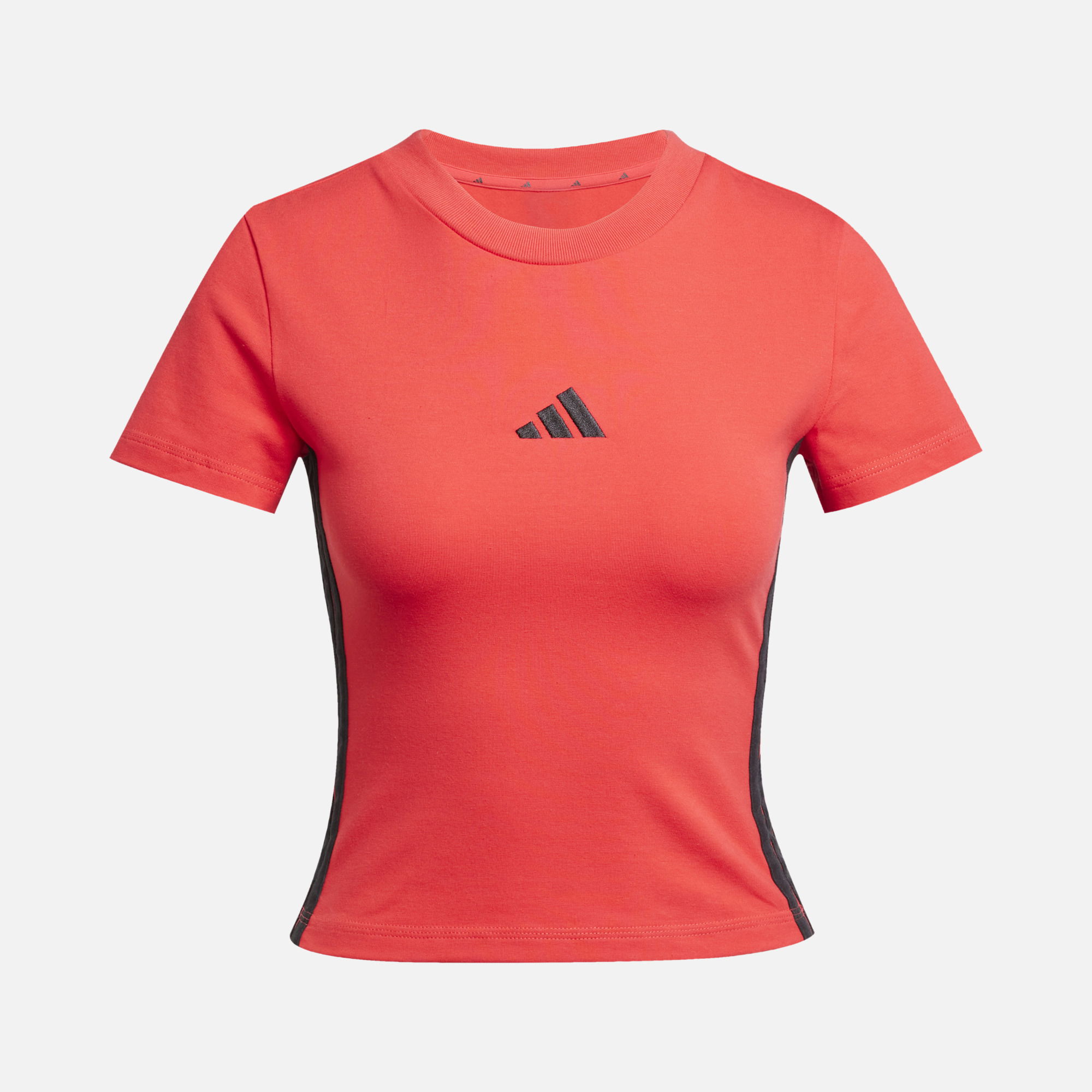 adidas Sportswear Essentials 3-Stripes Slim-Fit Short-Sleeve Kadın Tişört