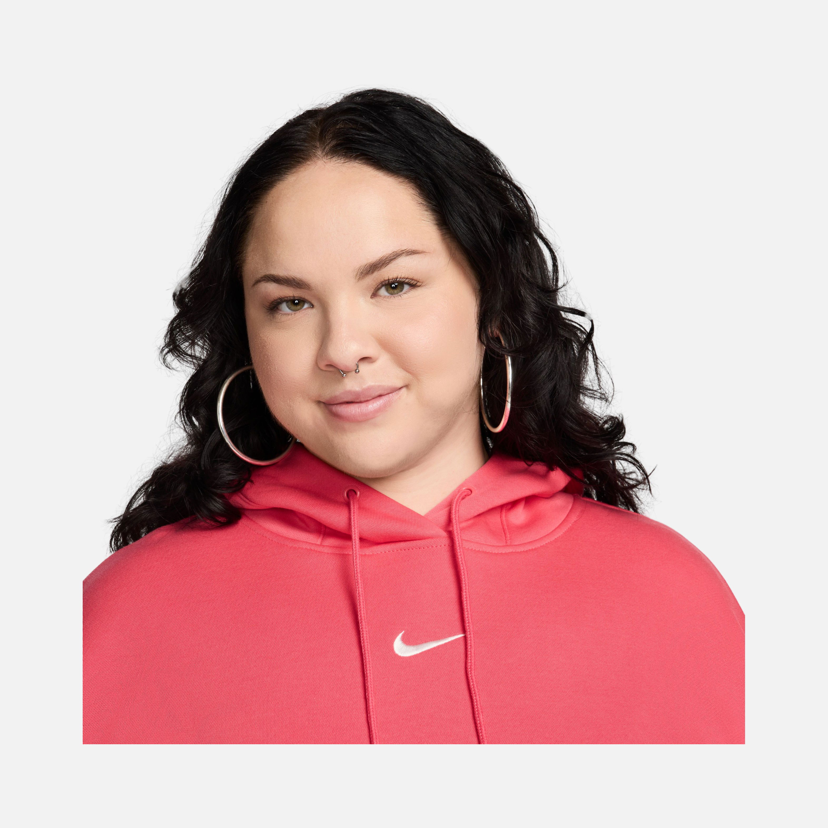 Nike Sportswear Phoenix Fleece Oversized Pullover Hoodie (Plus Size) Kadın Sweatshirt
