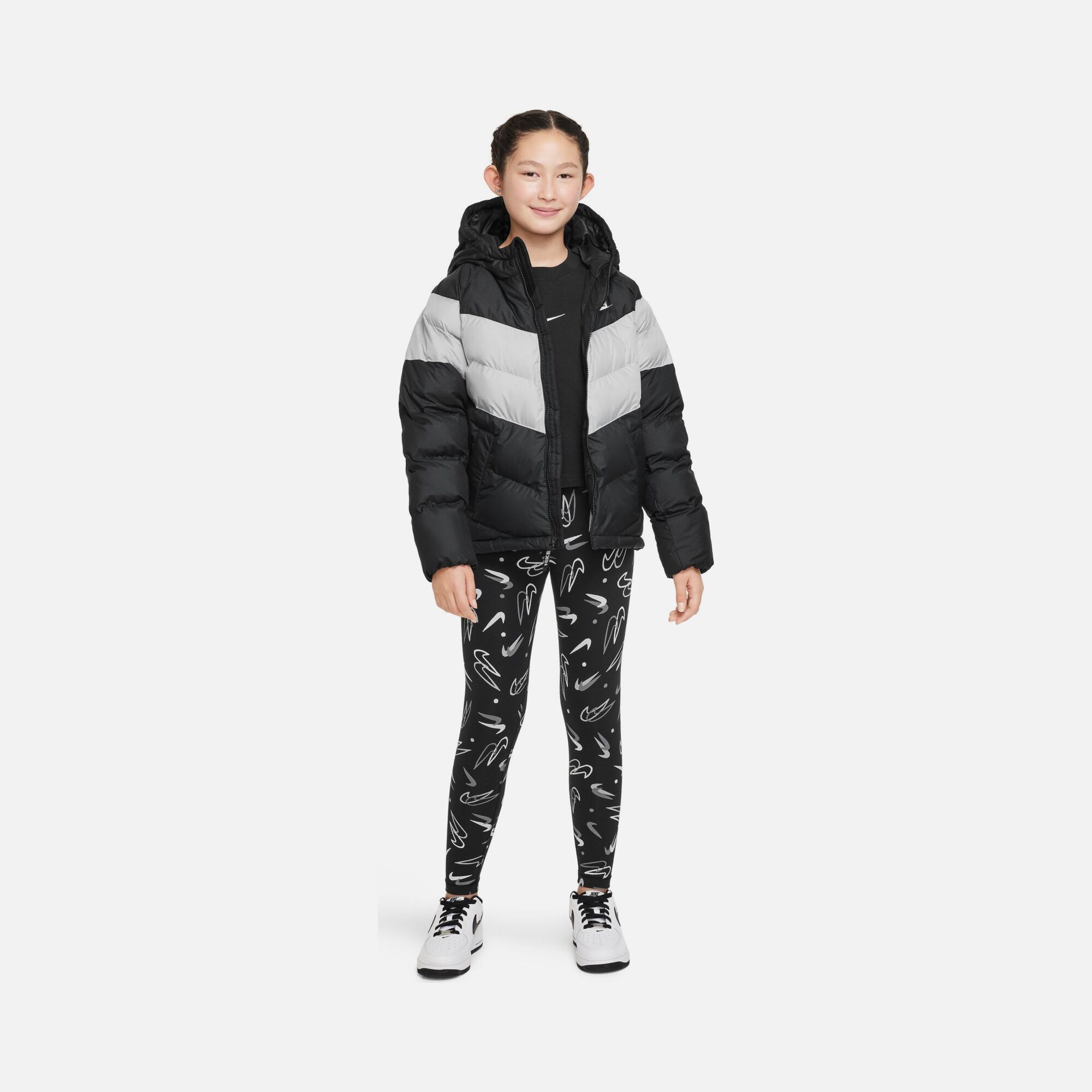 Nike Sportswear Synthetic-Fill FW22 Full-Zip Hoodie Çocuk Mont