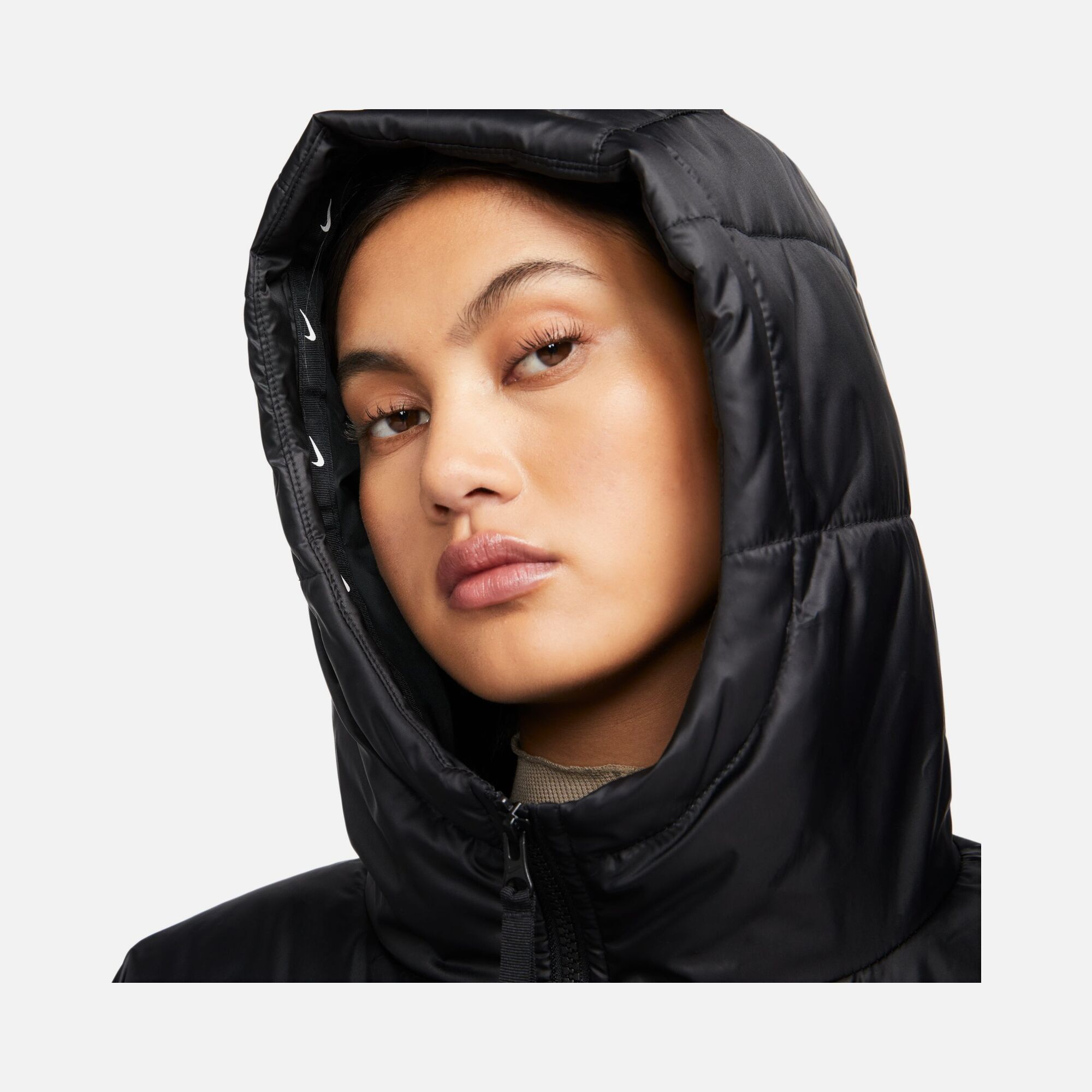 Nike Sportswear Therma-Fit Repel Synthetic-Fill Full-Zip Hoodie Kadın Mont