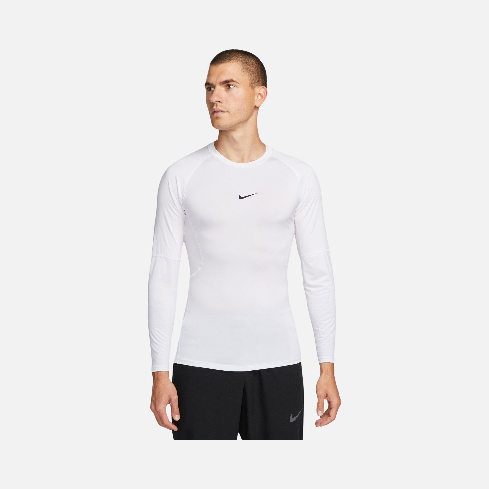 Nike Pro Dri-Fit Tight Fitness Training Long-Sleeve Erkek Tişört