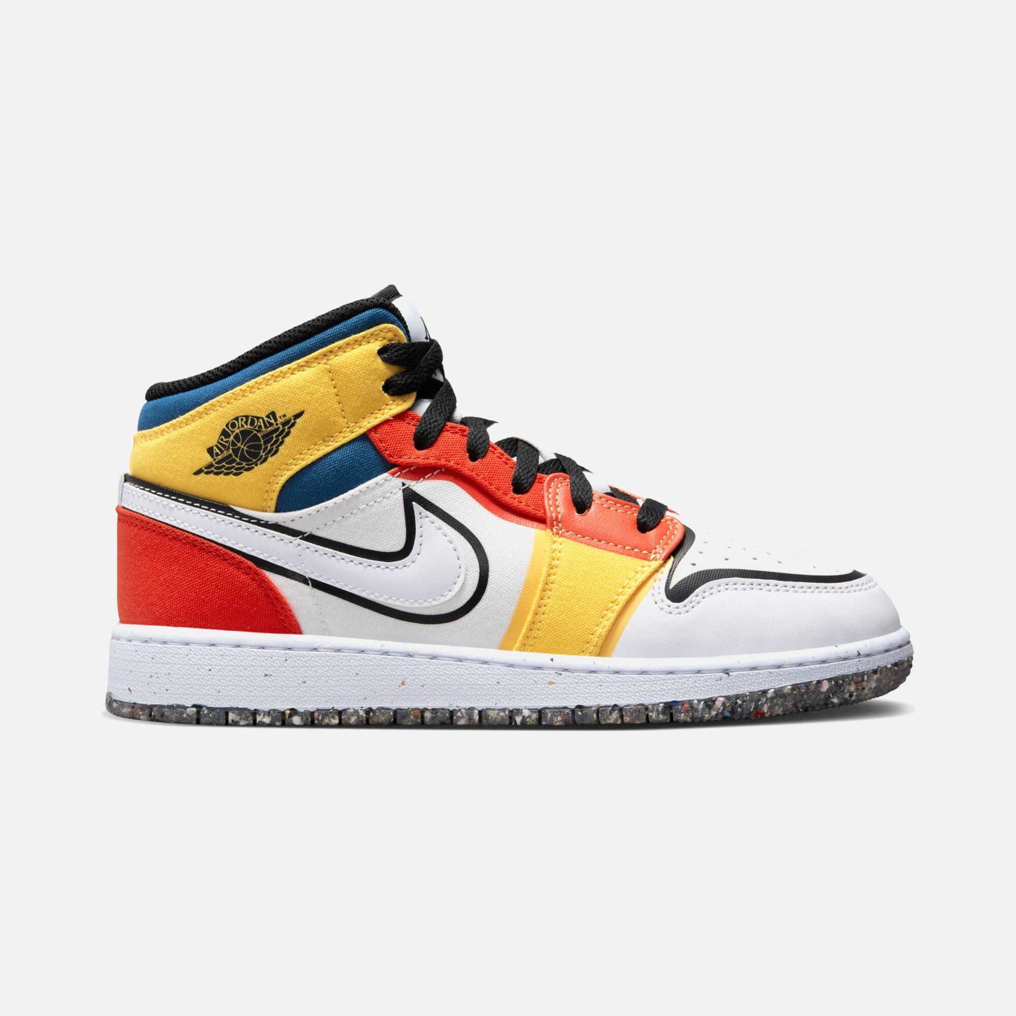 Nike Air Jordan 1 Mid SE Canvas (GS) Spor Ayakkabı