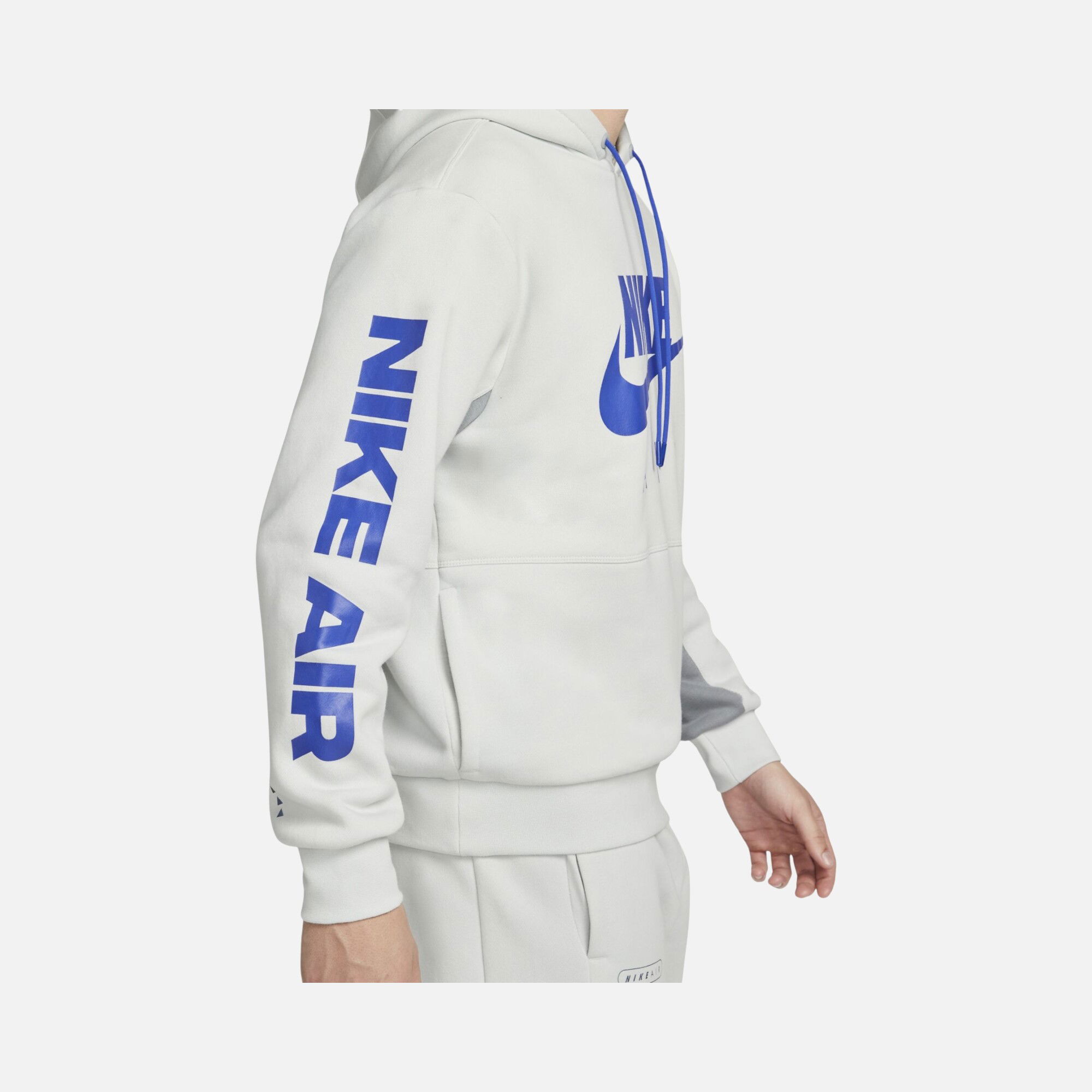 Nike Sportswear Air Brushed-Back Fleece Pullover Hoodie Erkek Sweatshirt