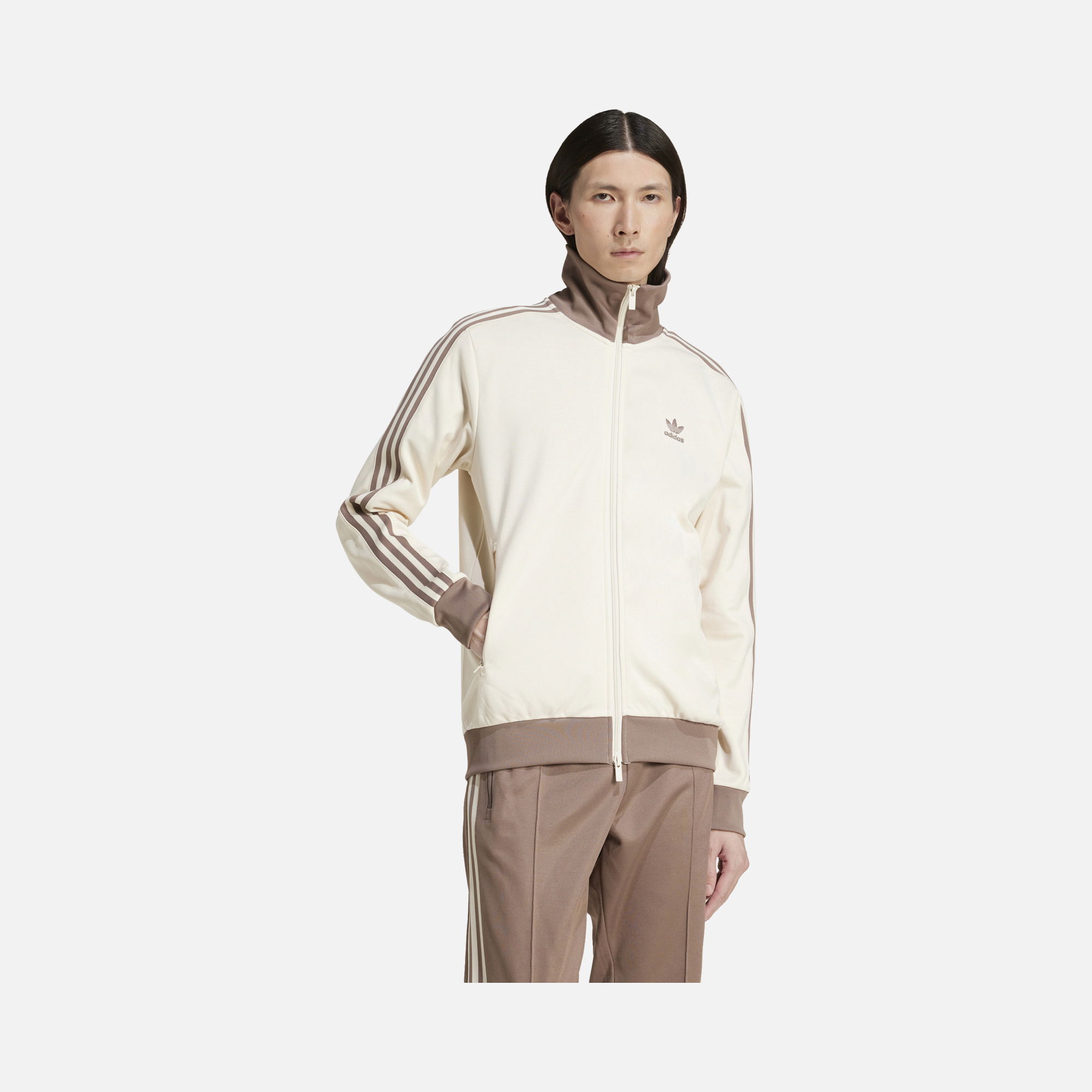 adidas Originals Adicolor Classics Beckenbauer 3-Stripes Full-Zip Erkek Ceket