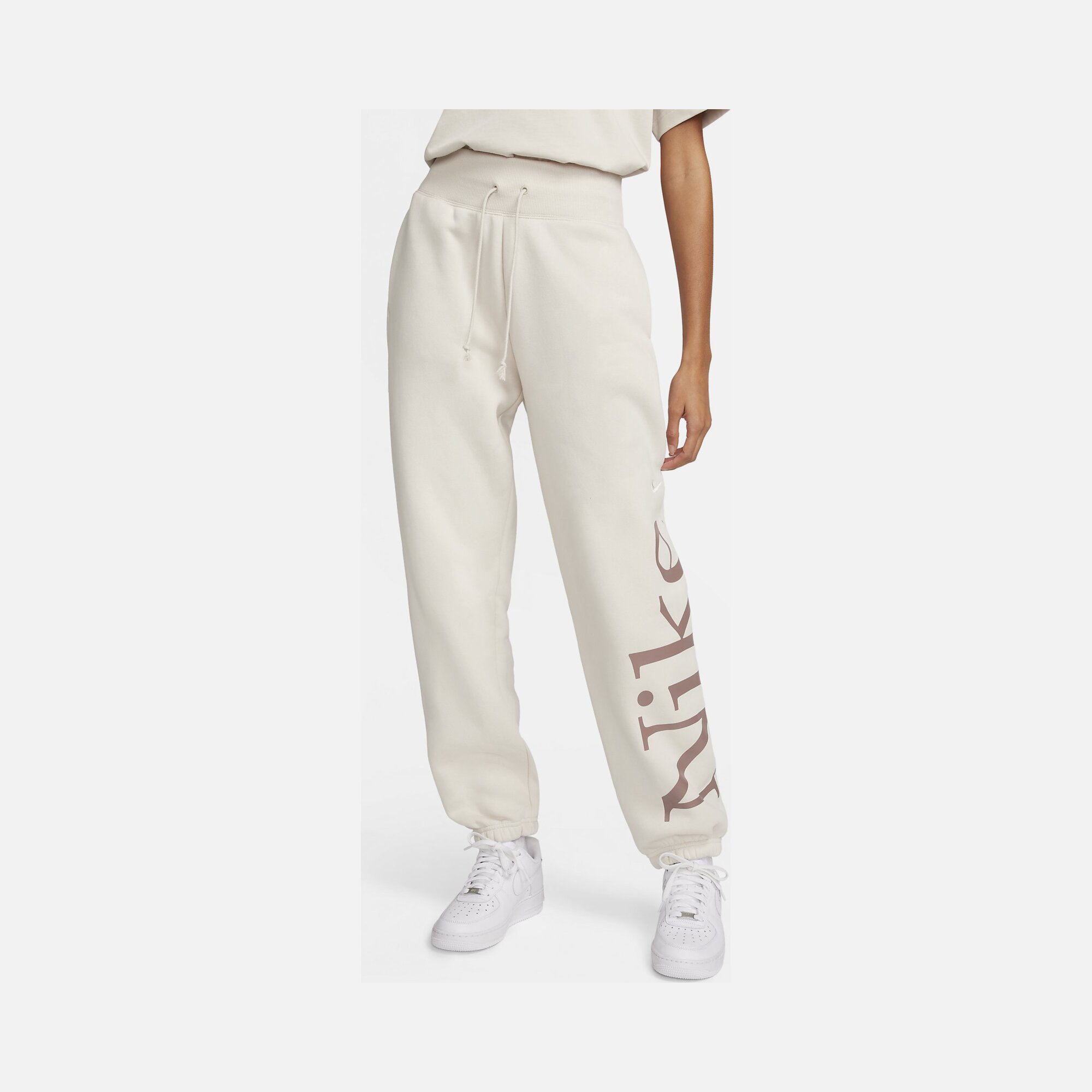 Nike Sportswear Phoenix Fleece Oversized Logo Graphic Kadın Eşofman Altı