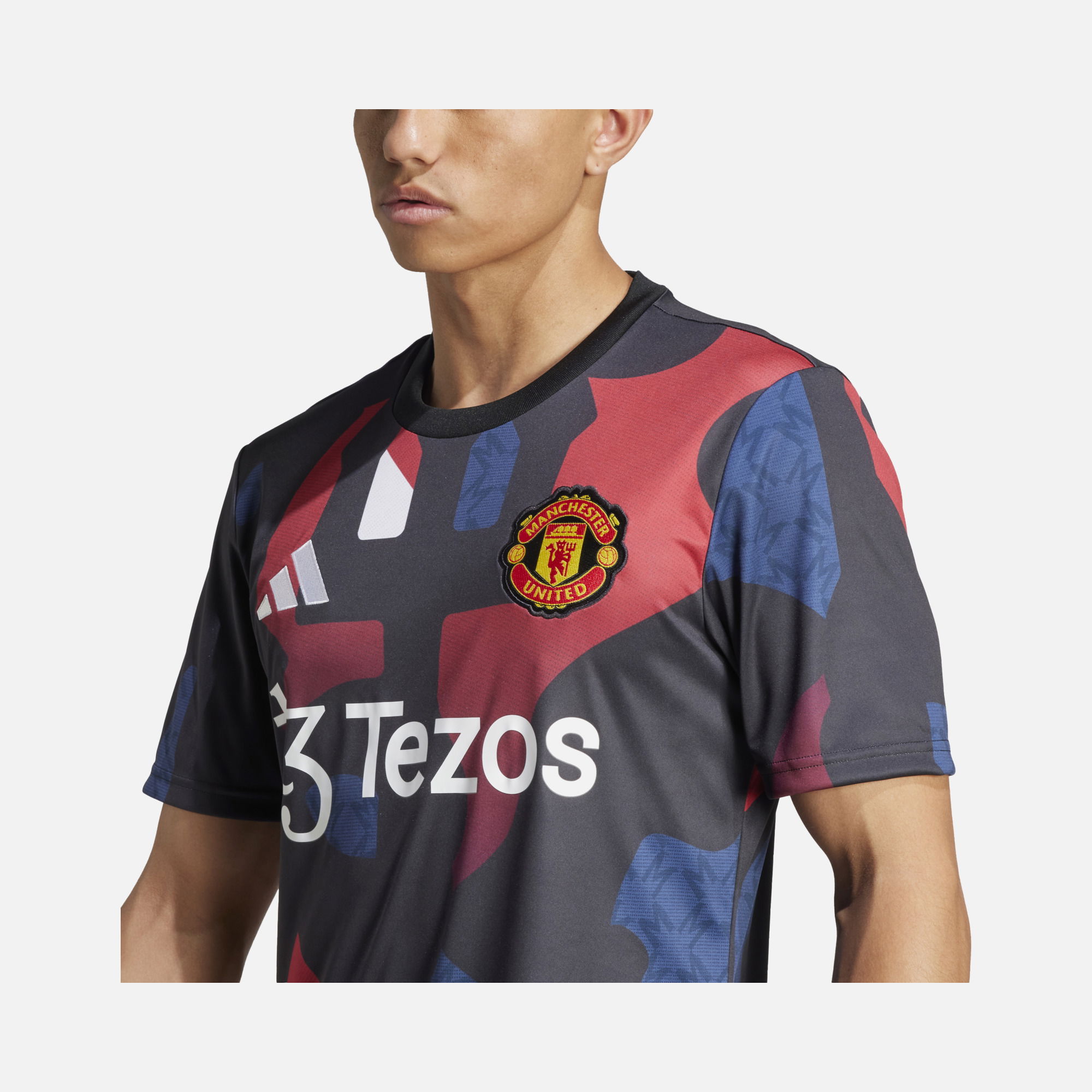 adidas Manchester United 2024-2025 AEROREADY Football Pre-Match Short-Sleeve Erkek Forma
