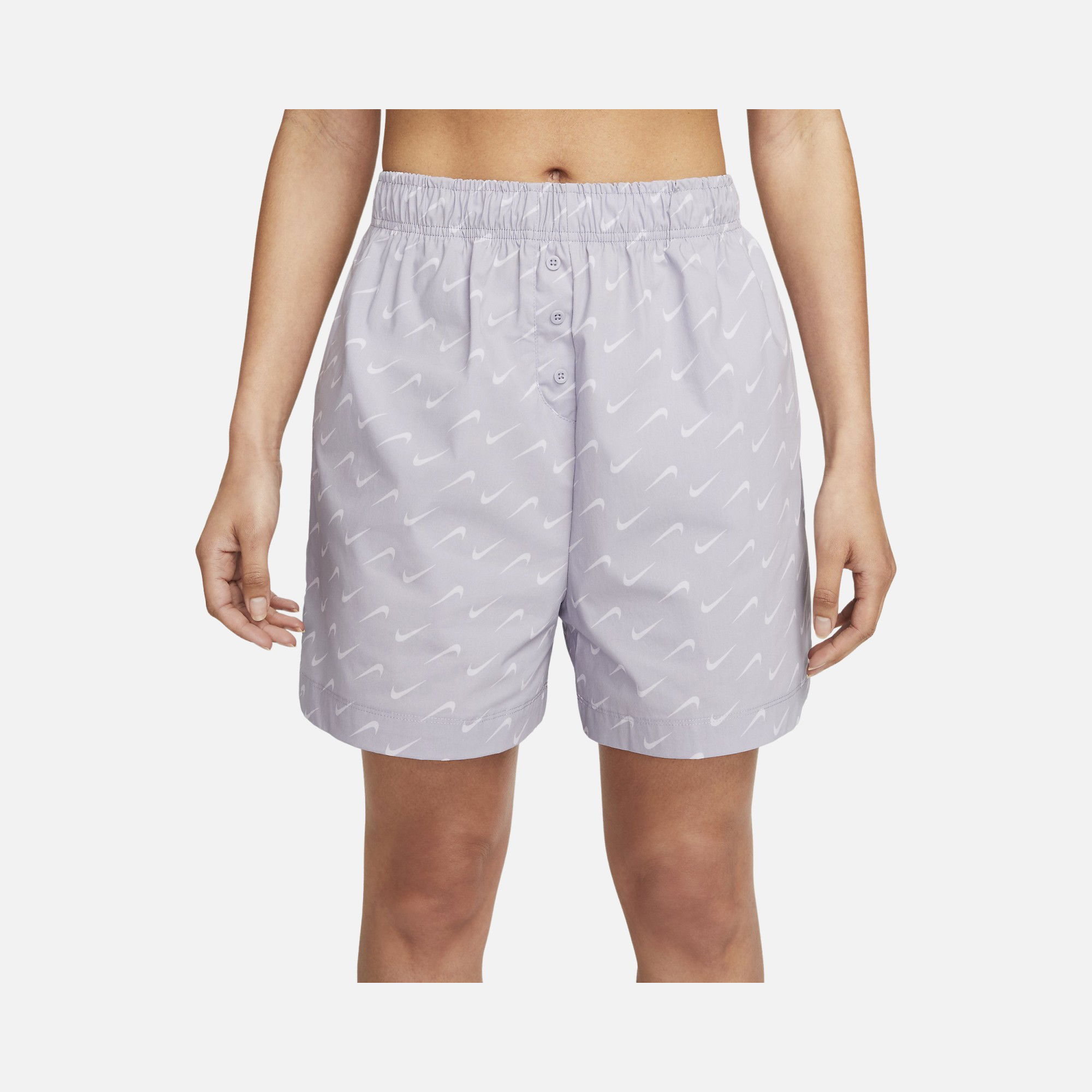 Nike Sportswear High-Waisted Woven Mod Kadın Şort