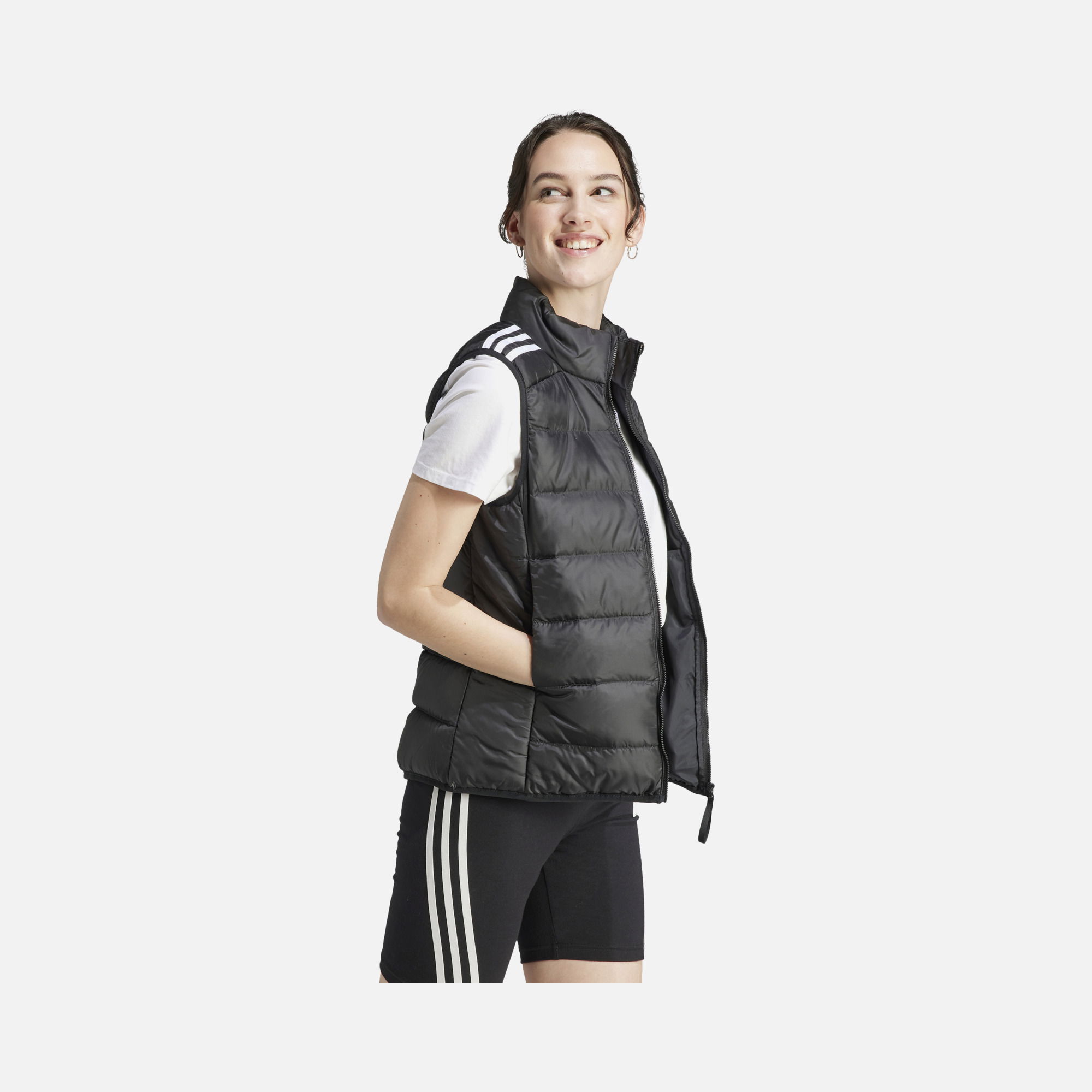 adidas Essentials 3-Stripes Light Down Full-Zip Kadın Yelek