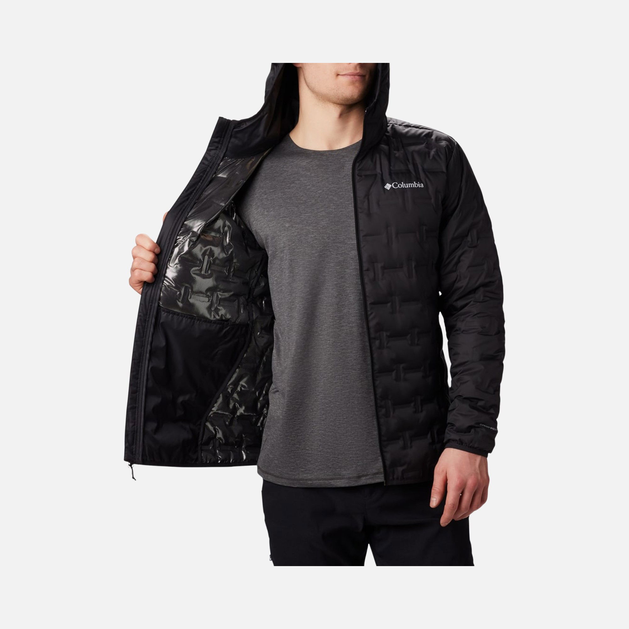 Columbia Delta Ridge™ Down Full-Zip Hoodie Erkek Mont