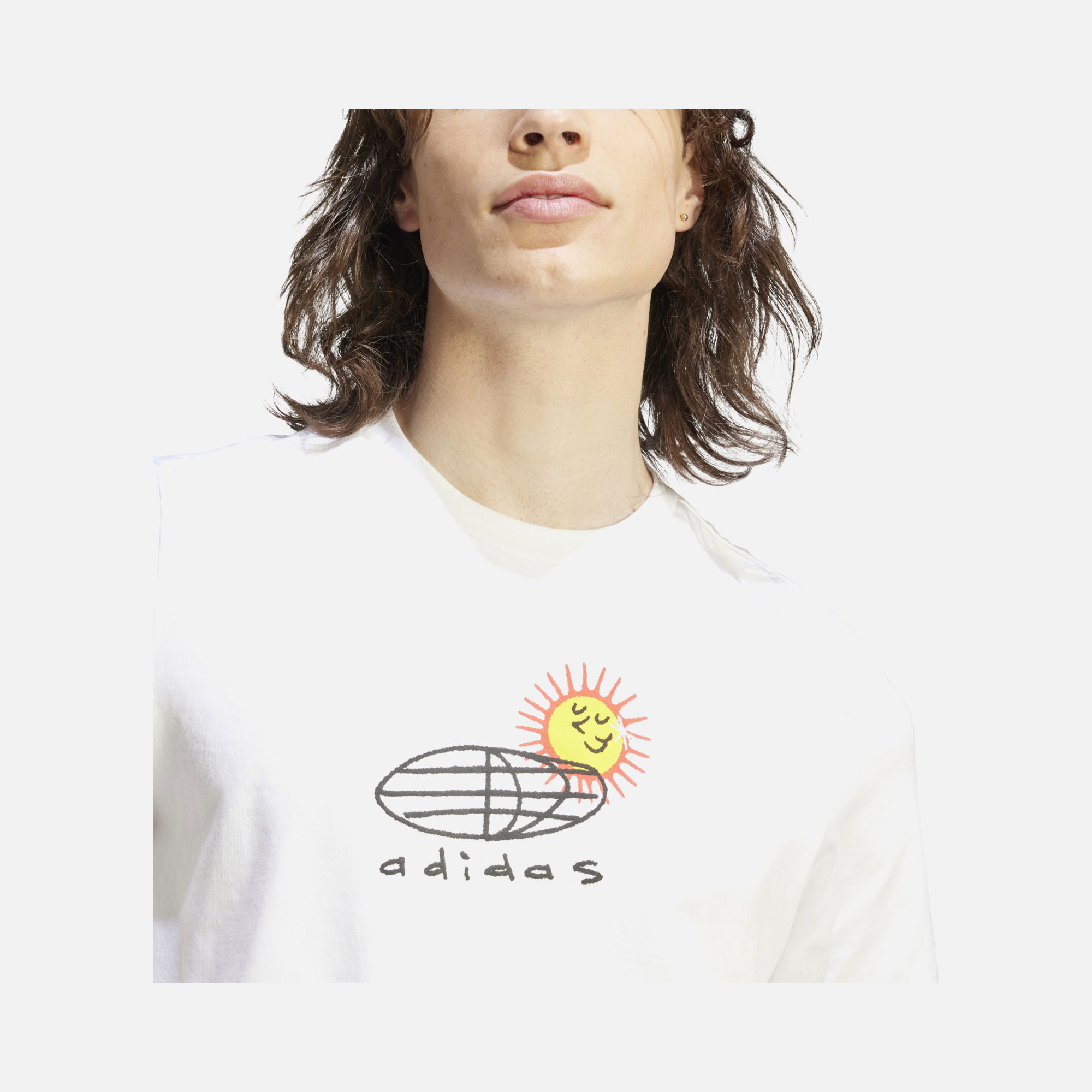 adidas Sportswear Elevated Doodle Puff Graphic Short-Sleeve Erkek Tişört