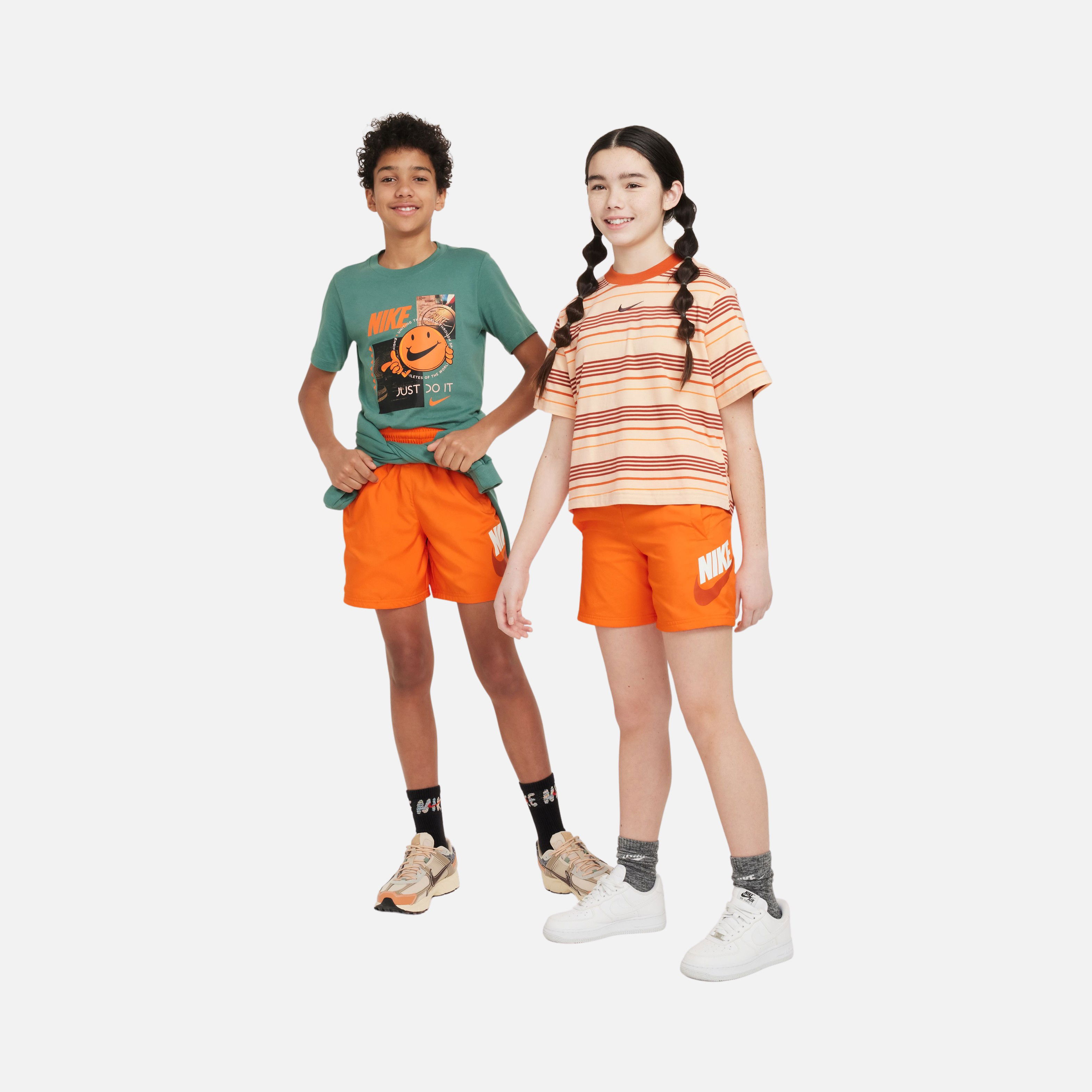 Nike Sportswear Woven Fabrics Mesh Lined Multidirectional Çocuk Şort