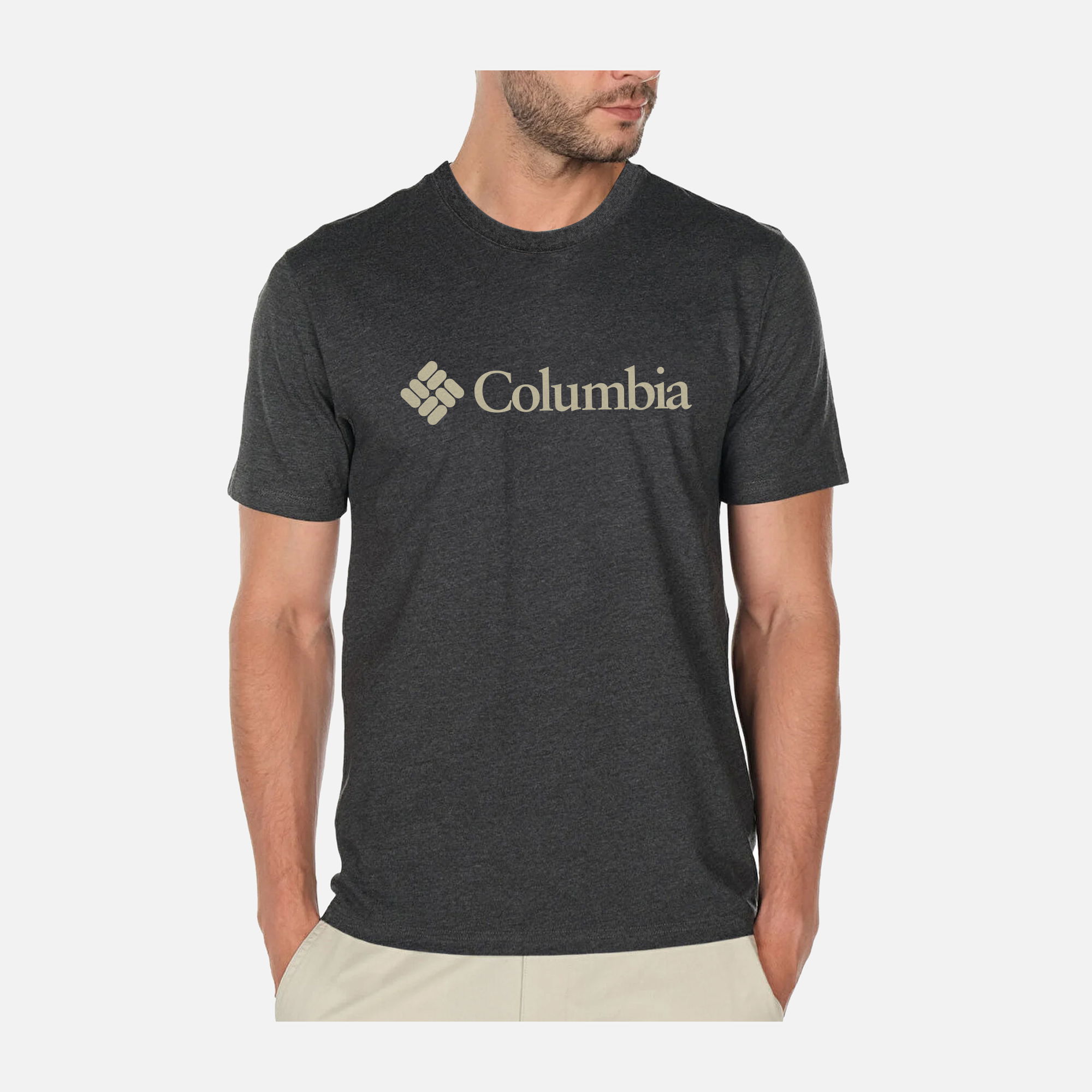 Columbia CSC Basic Big Logo Brushed Short-Sleeve Erkek Tişört