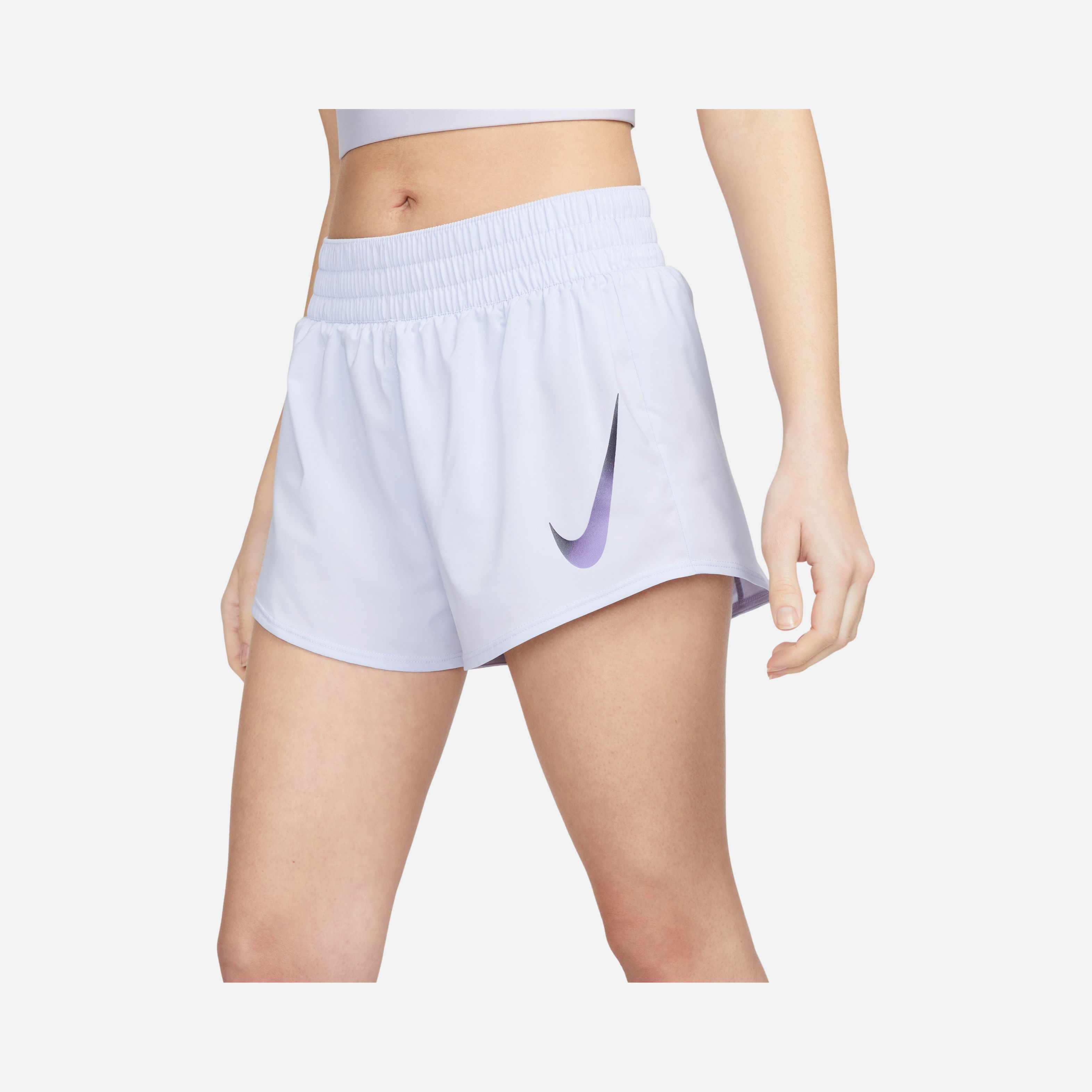 Nike Swoosh Dri-Fit Ultra-Soft Woven Brief-Lined Running Kadın Şort