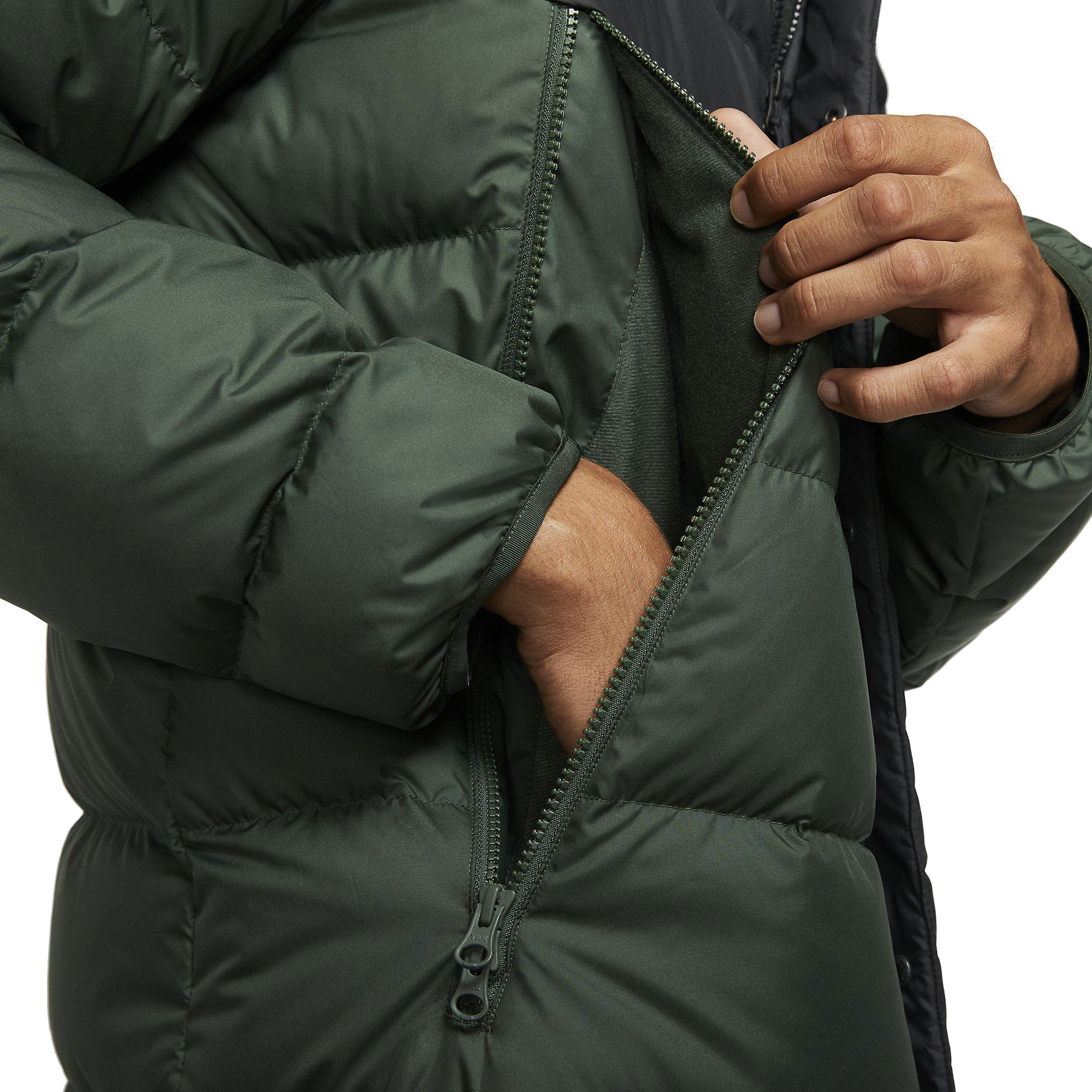 Nike Sportswear Windrunner Down-Fill Puffer Full-Zip Hooded Erkek Parka