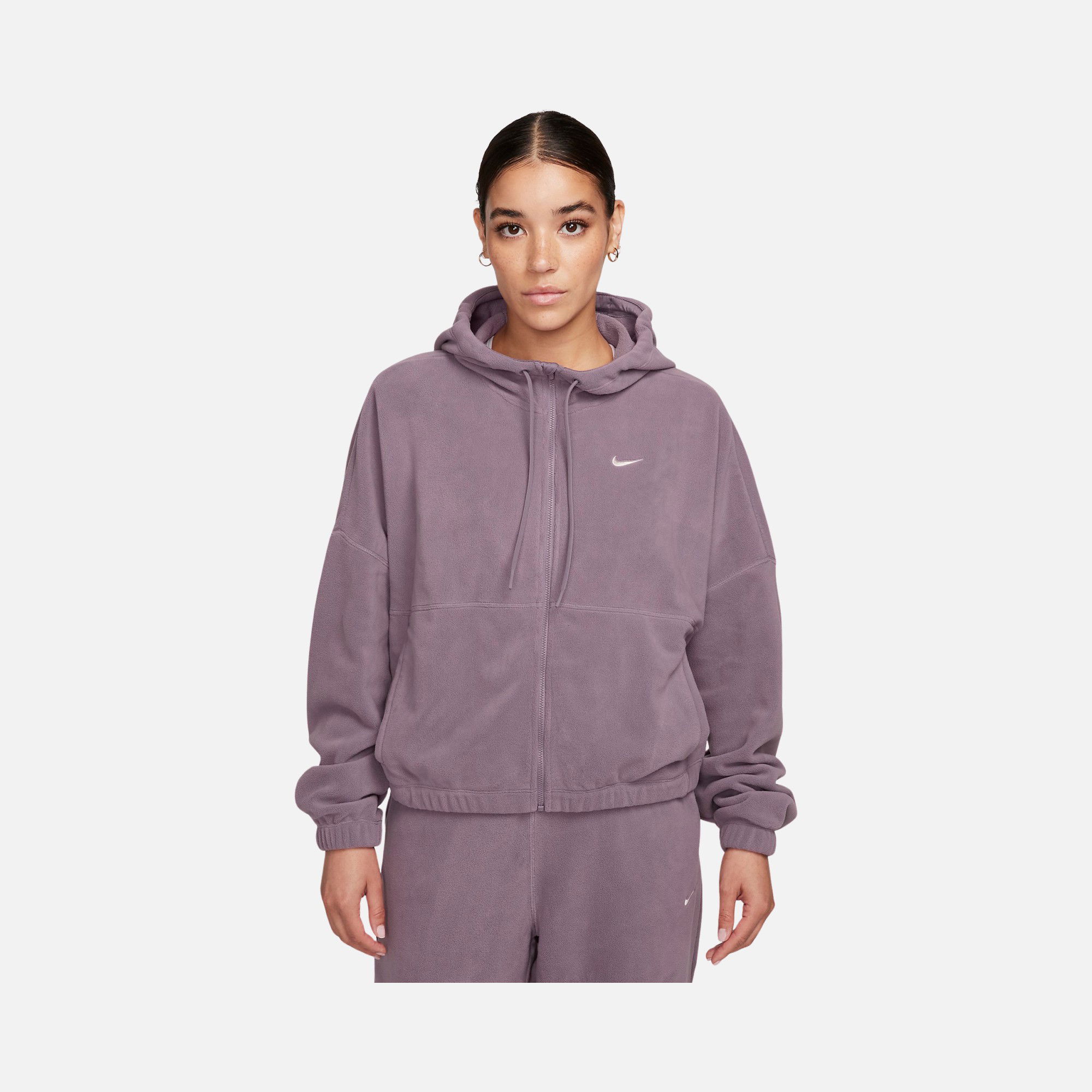 Nike Therma-Fit One Oversized Fleece Full-Zip Hoodie Kadın Sweatshirt